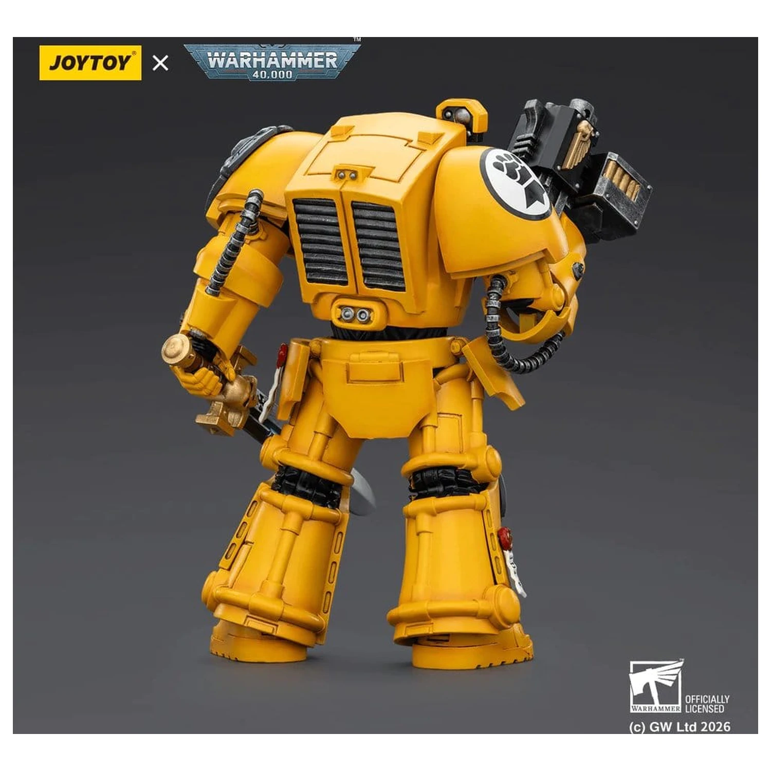 Warhammer 40,000 Akčná figúrka Imperial Fists Terminator 1 s Power Sword a Storm Bolter 14 cm produktová fotografia