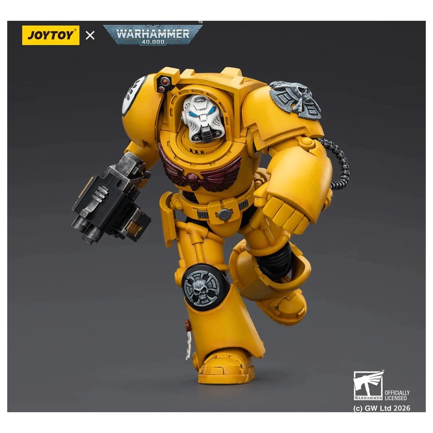 Warhammer 40,000 Akčná figúrka Imperial Fists Terminator 2 s Power Fist a Storm Bolter 14 cm produktová fotografia