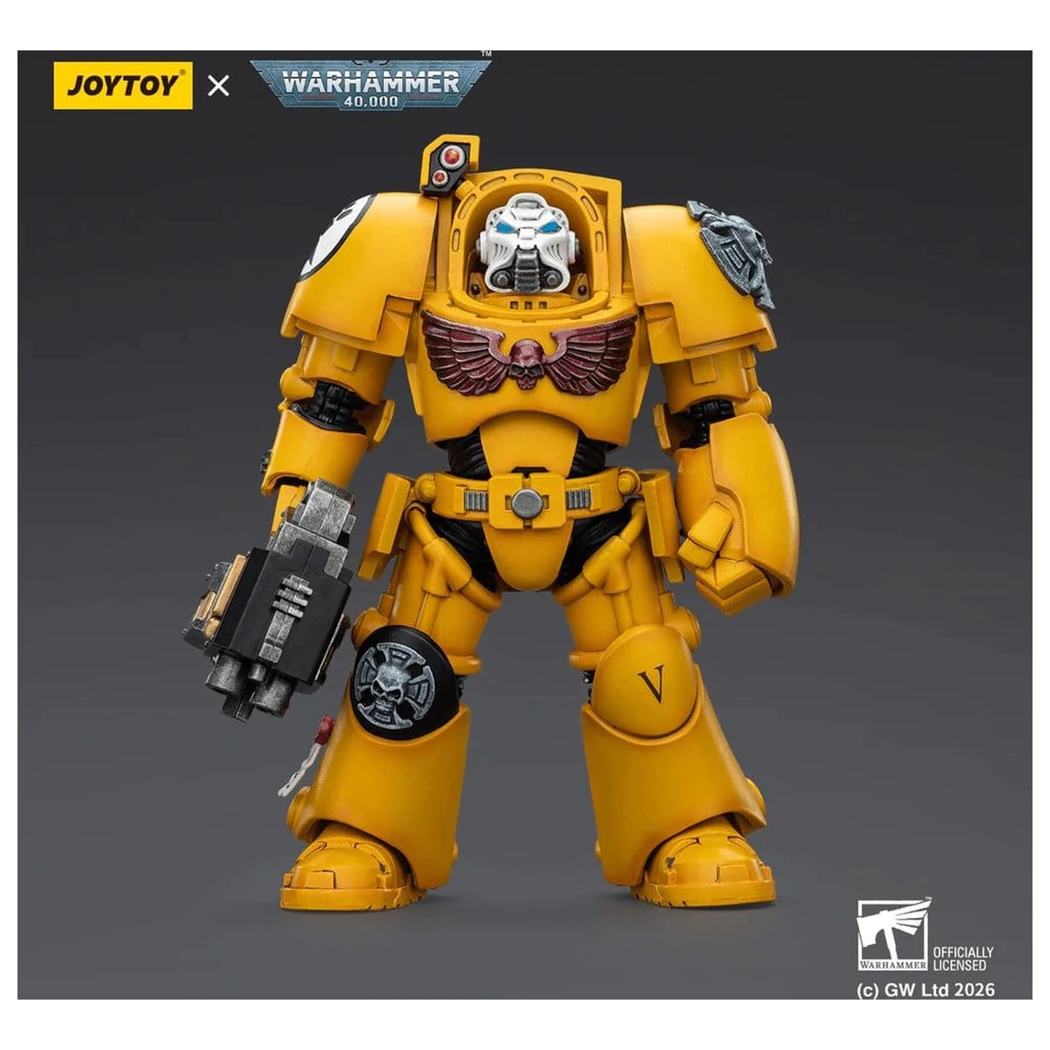 Warhammer 40,000 Akčná figúrka Imperial Fists Terminator 2 s Power Fist a Storm Bolter 14 cm produktová fotografia