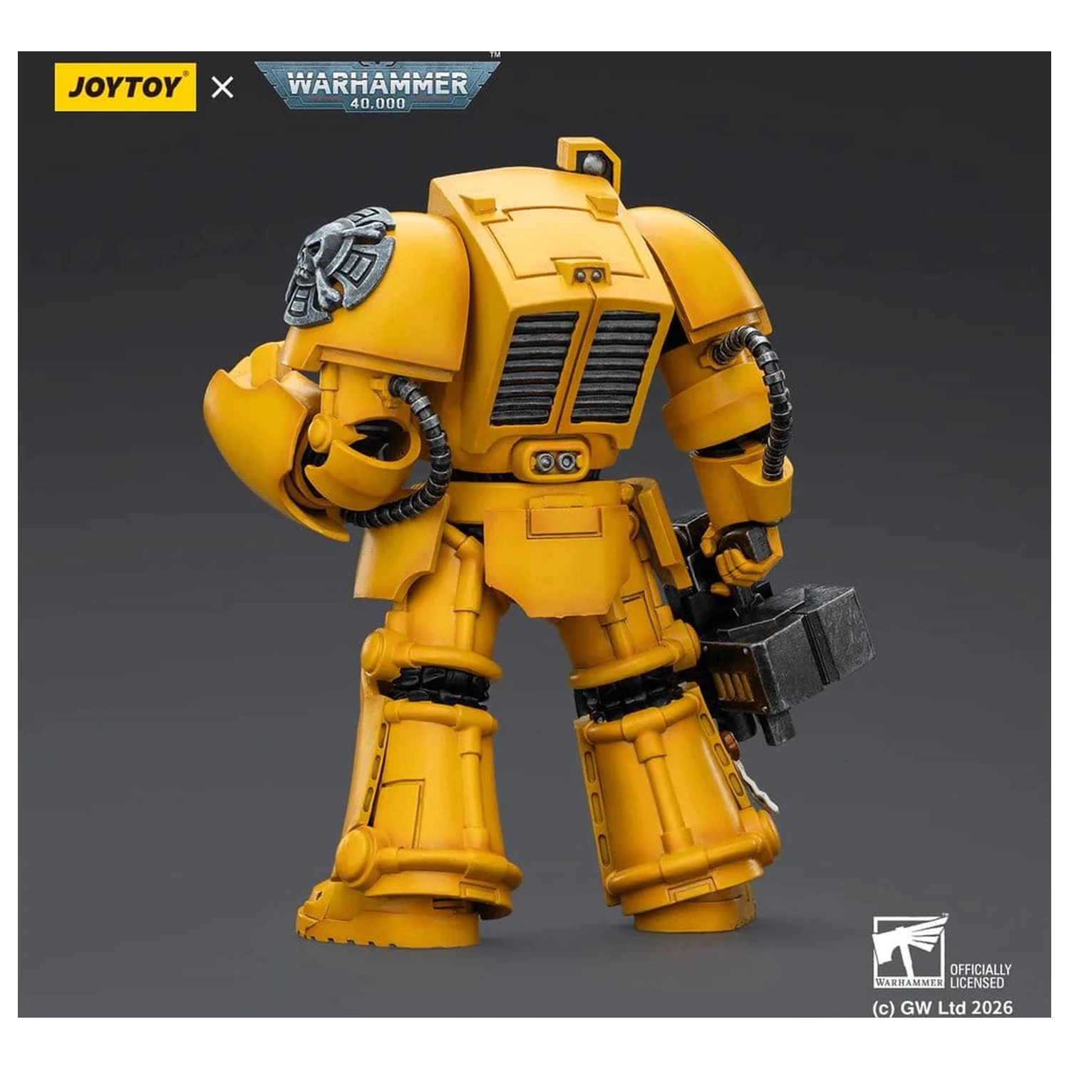 Warhammer 40,000 Akčná figúrka Imperial Fists Terminator 2 s Power Fist a Storm Bolter 14 cm produktová fotografia