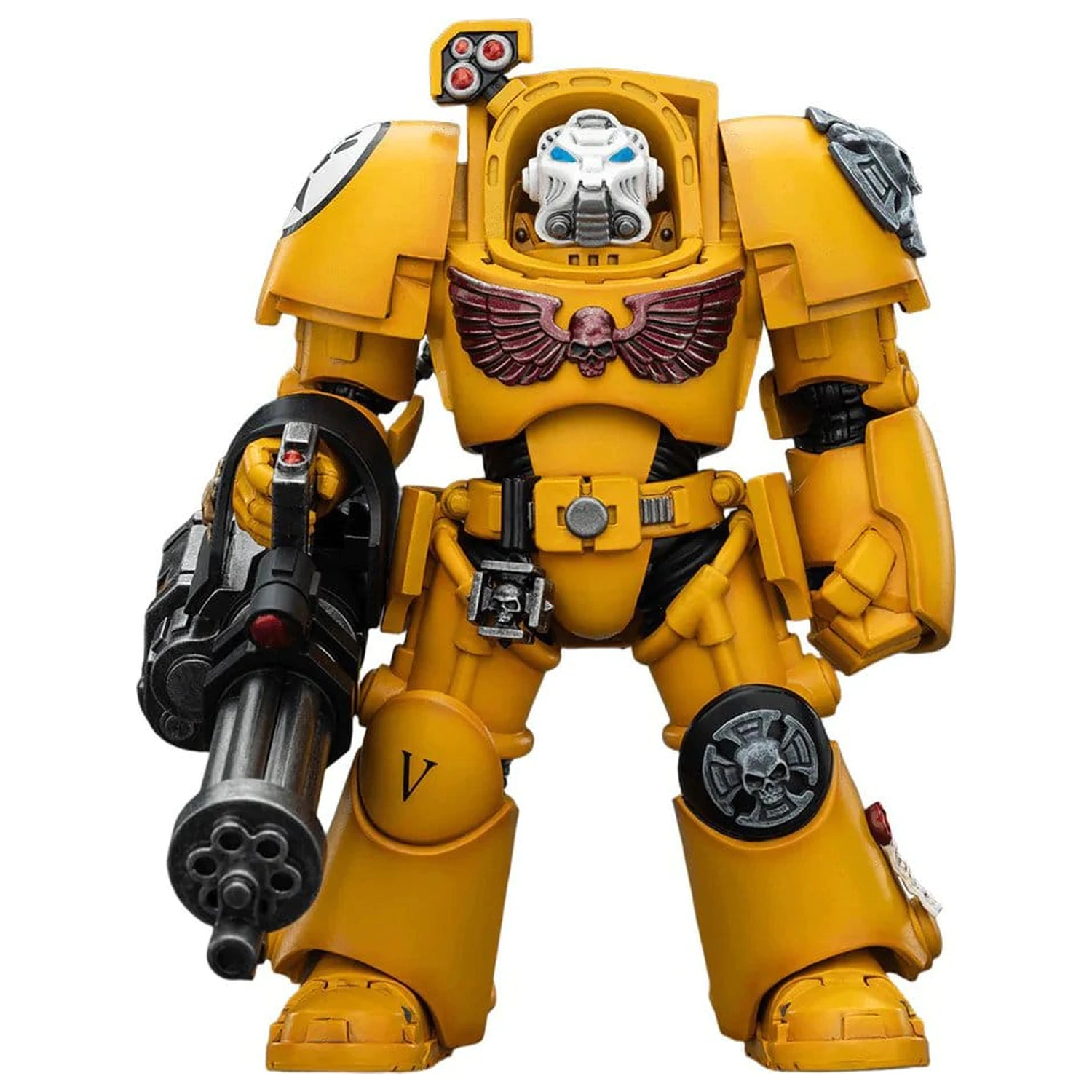 Warhammer 40,000 Akčná figúrka Imperial Fists Terminator 3 s Power Fist a Assault Cannon 14 cm produktová fotografia