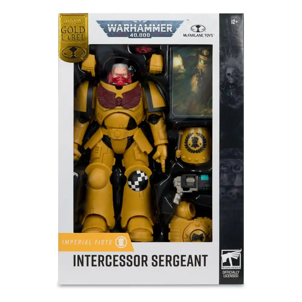 Warhammer 40,000 akčná figúrka Intercessor Sergeant (Imperial Fist) (Gold Label) 18 cm produktová fotografia