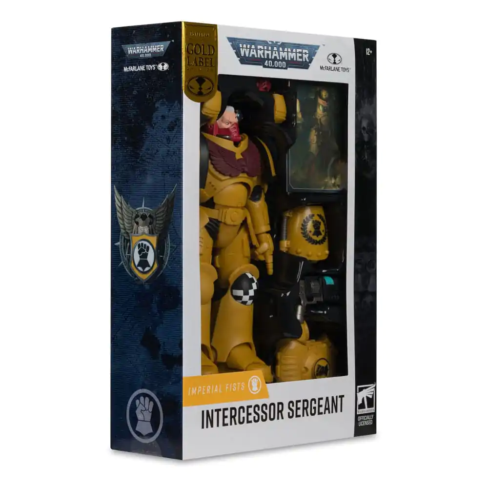 Warhammer 40,000 akčná figúrka Intercessor Sergeant (Imperial Fist) (Gold Label) 18 cm produktová fotografia
