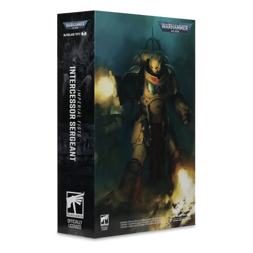 Warhammer 40,000 akčná figúrka Intercessor Sergeant (Imperial Fist) (Gold Label) 18 cm produktová fotografia