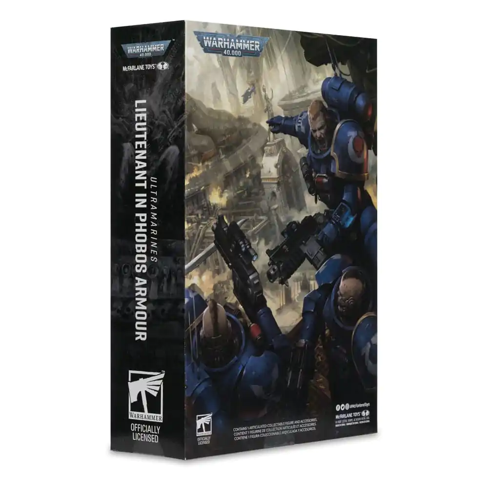 Warhammer 40,000 Akčná figúrka Lieutenant in Phobos Armor (Ultramarines) 18 cm produktová fotografia