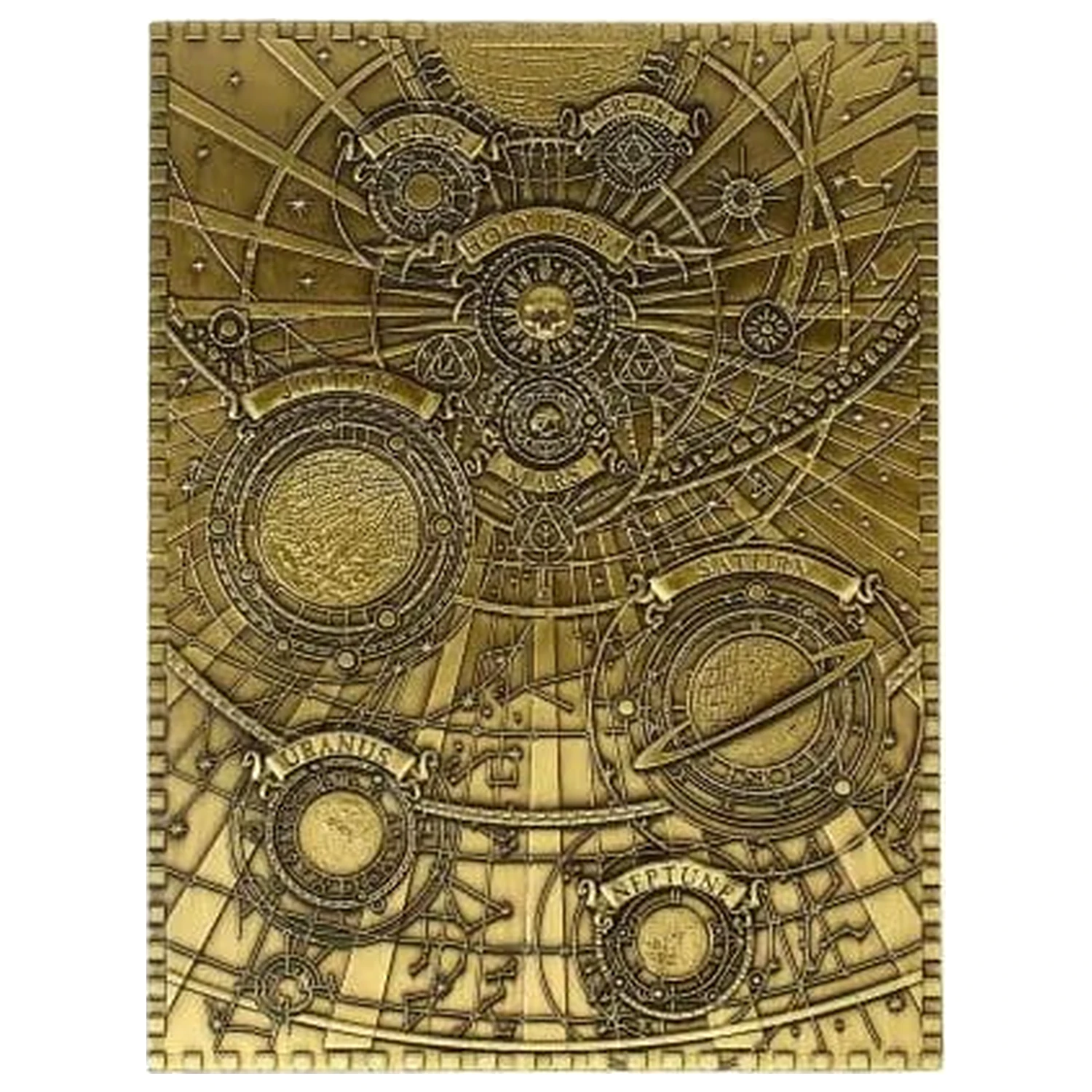 Warhammer 40,000 kovová mapa Sol System produktová fotografia