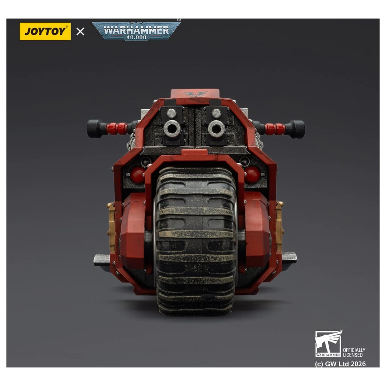 Warhammer 40,000 Raider-pattern Bojový motocykel Blood Angels s dvoma spojenými bolt puškami 22 cm produktová fotografia