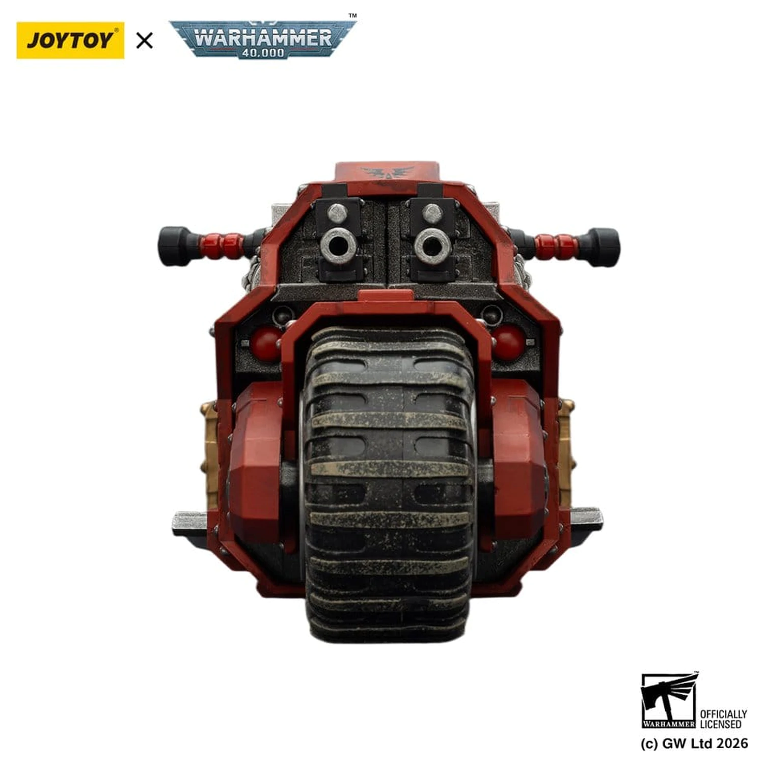 Warhammer 40,000 Raider-pattern Bojový motocykel Blood Angels s dvoma spojenými bolt puškami 22 cm produktová fotografia