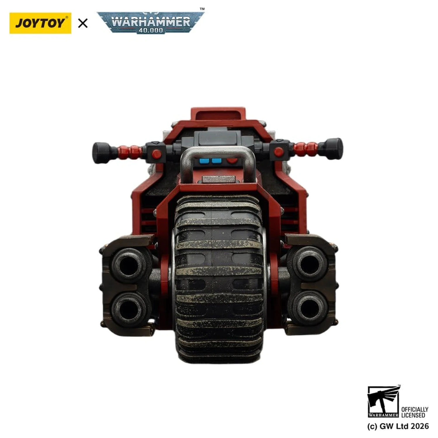 Warhammer 40,000 Raider-pattern Bojový motocykel Blood Angels s dvoma spojenými bolt puškami 22 cm produktová fotografia