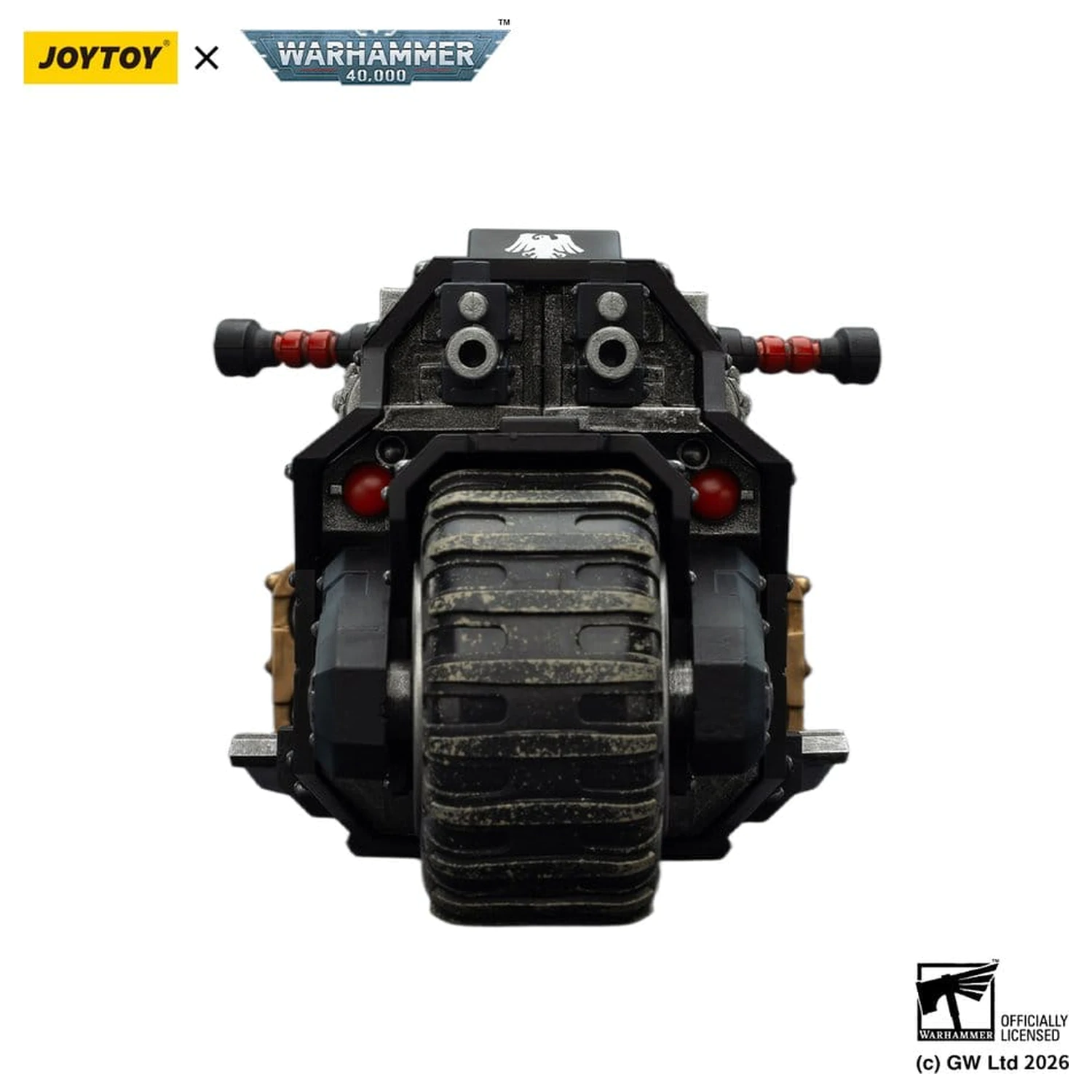 Warhammer 40,000 Raider-pattern Bojový motocykel Raven Guard s dvojicou spriahnutých bolt pušiek 22 cm produktová fotografia