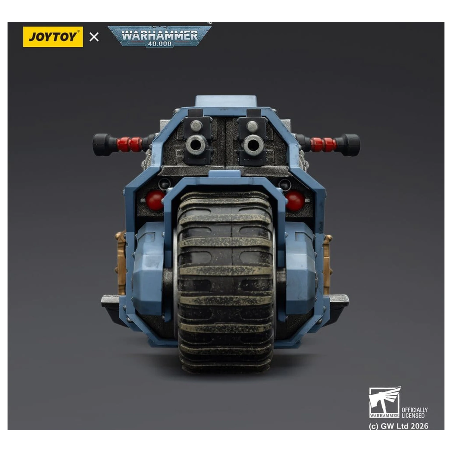 Warhammer 40,000 Raider-pattern Combat Bike Space Wolves s twin-linked bolt rifles 22 cm produktová fotografia