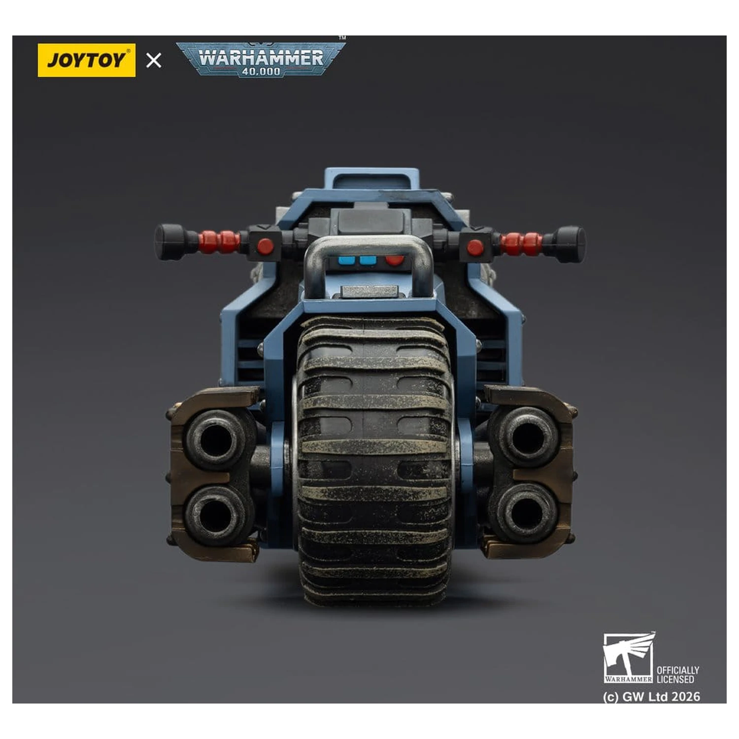 Warhammer 40,000 Raider-pattern Combat Bike Space Wolves s twin-linked bolt rifles 22 cm produktová fotografia