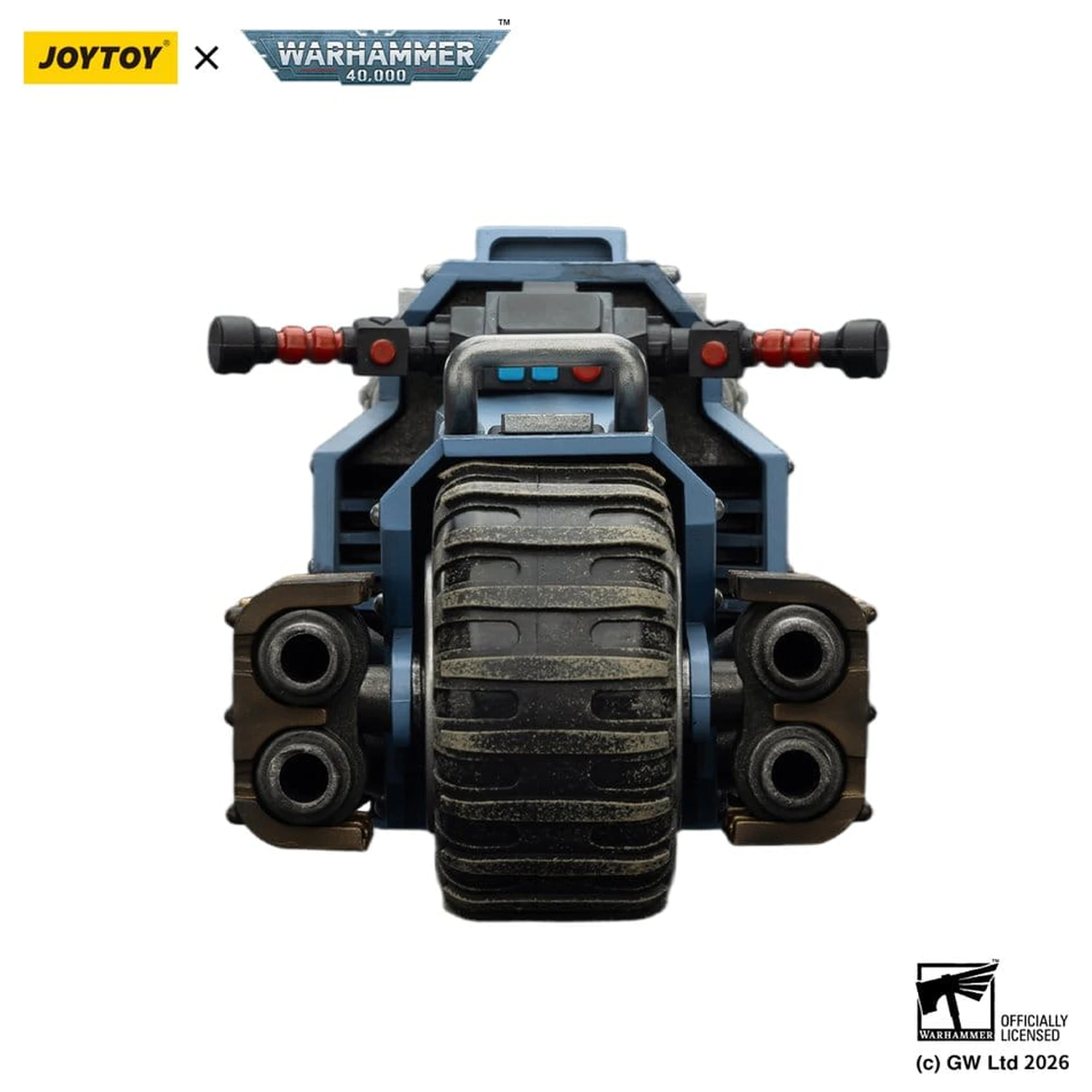Warhammer 40,000 Raider-pattern Combat Bike Space Wolves s twin-linked bolt rifles 22 cm produktová fotografia