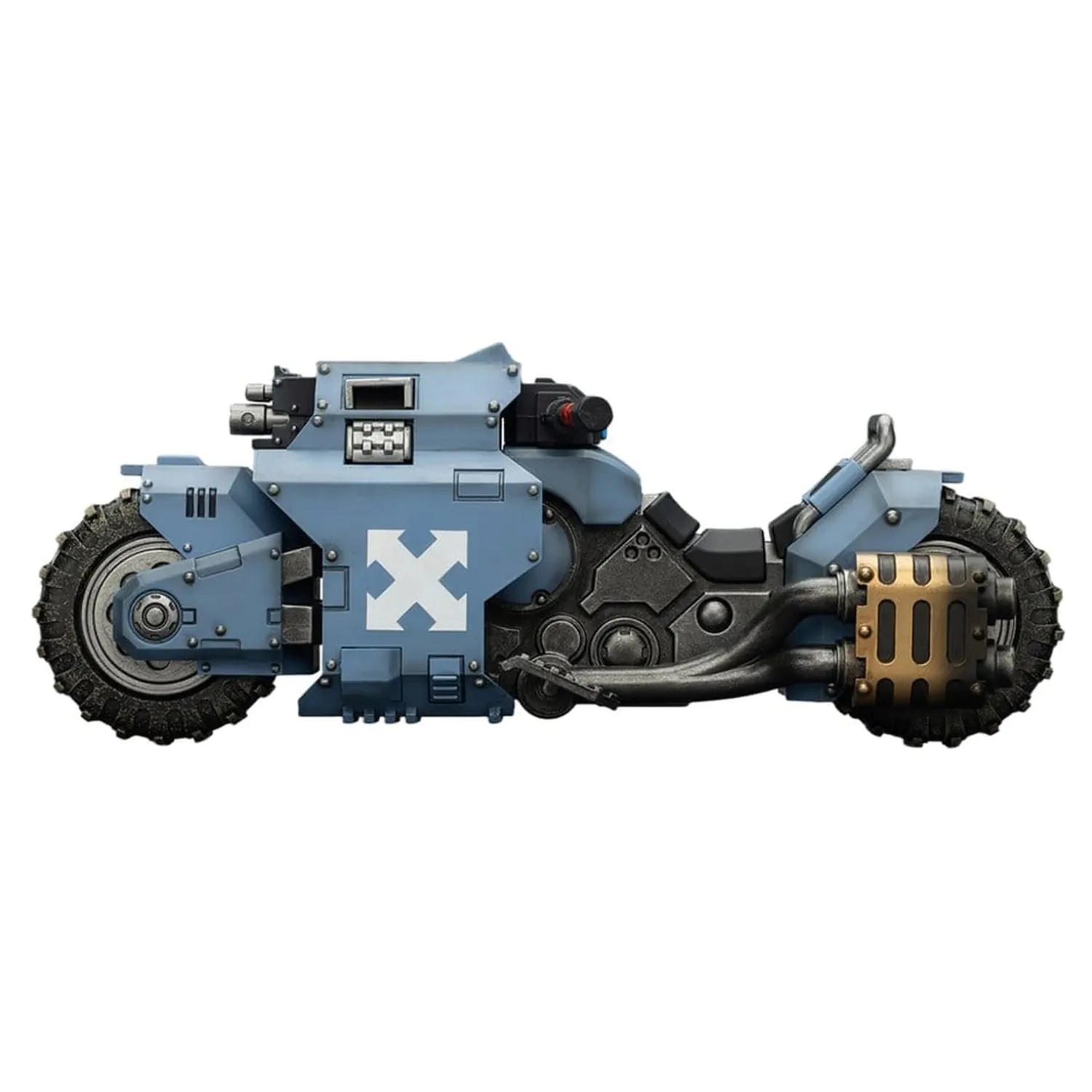 Warhammer 40,000 Raider-pattern Combat Bike Space Wolves s twin-linked bolt rifles 22 cm produktová fotografia