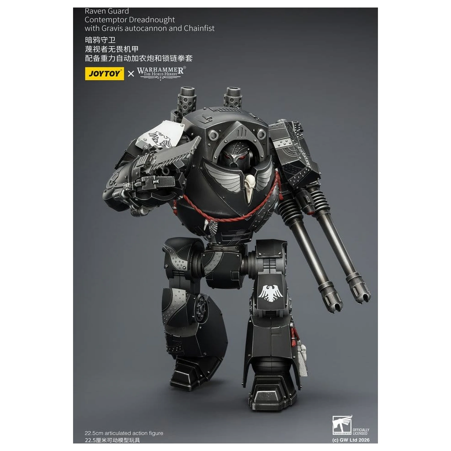 Warhammer 40,000 Akčná figúrka Raven Guard Contemptor Dreadnought 23 cm produktová fotografia