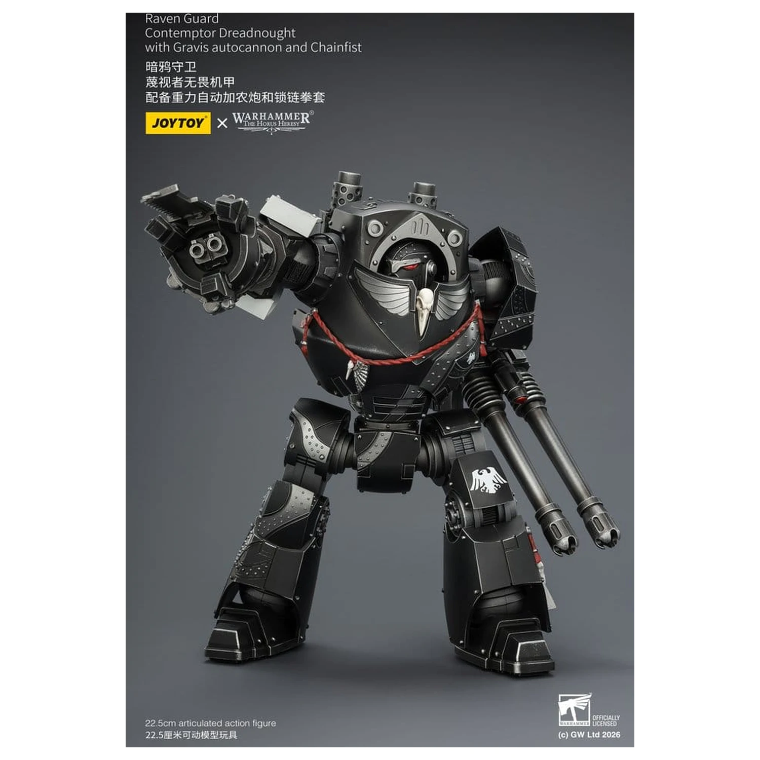 Warhammer 40,000 Akčná figúrka Raven Guard Contemptor Dreadnought 23 cm produktová fotografia