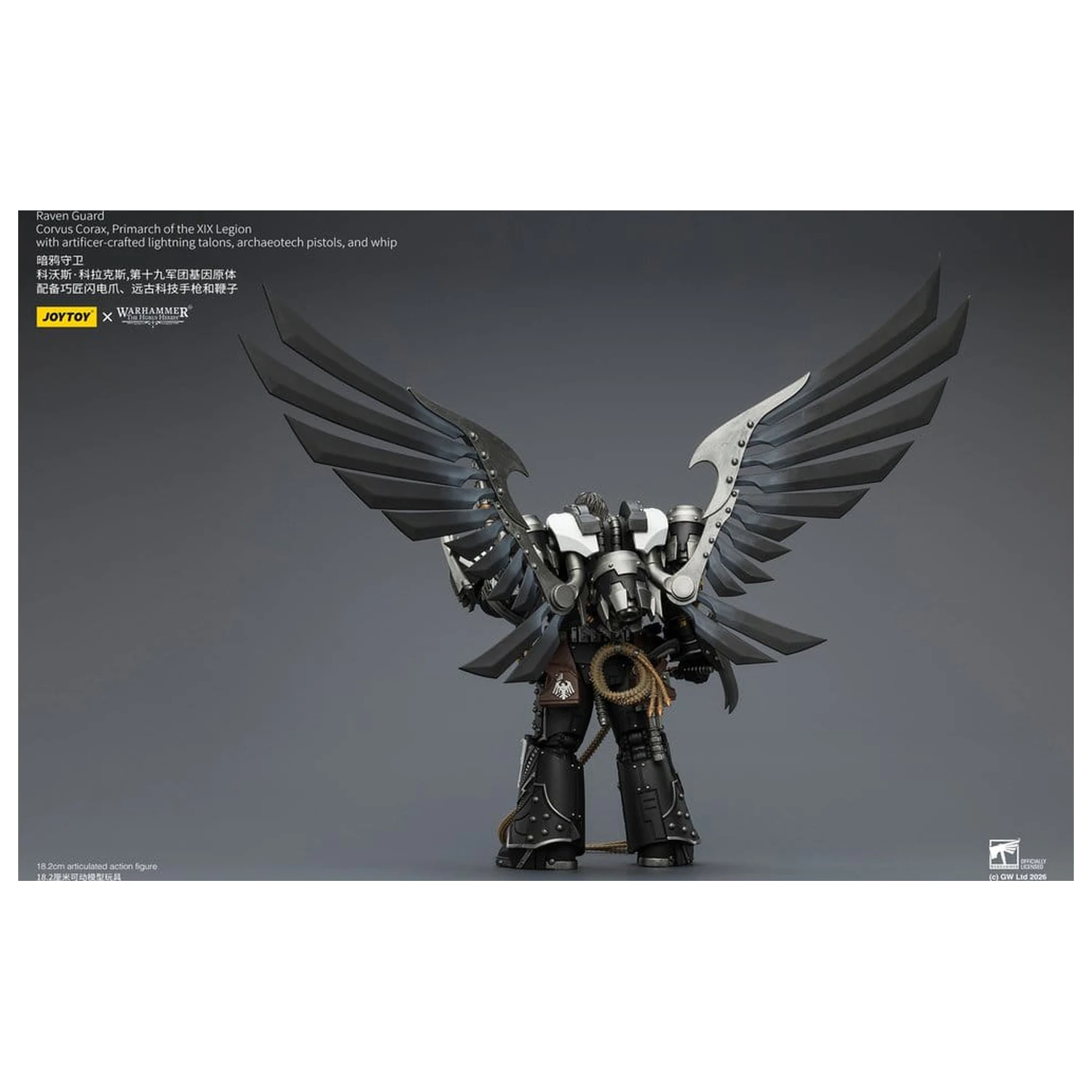Warhammer 40,000 Action Figure Raven Guard Corvus Corax, Primarch of the XIX Legion 18 cm produktová fotografia