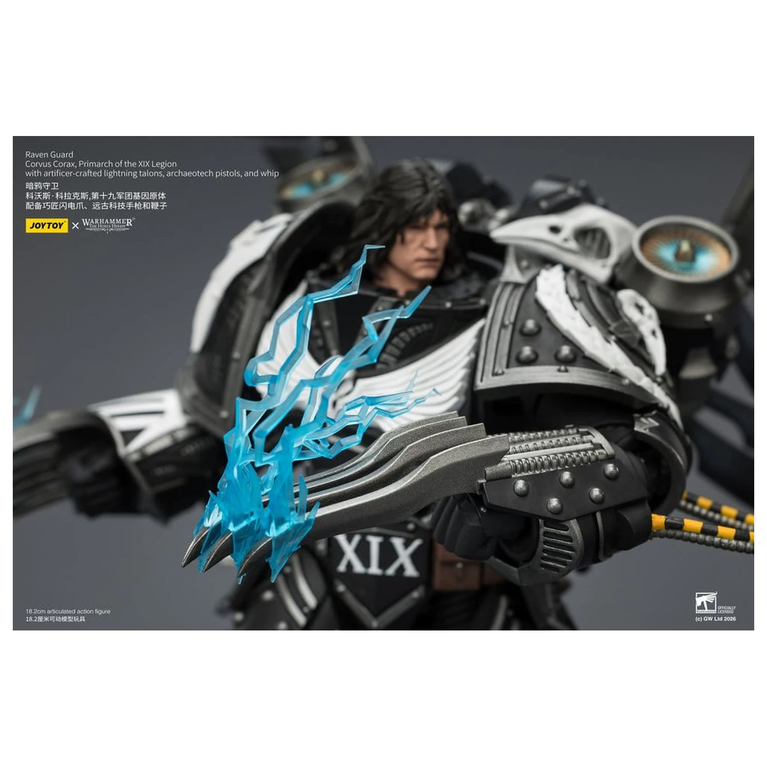 Warhammer 40,000 Action Figure Raven Guard Corvus Corax, Primarch of the XIX Legion 18 cm produktová fotografia