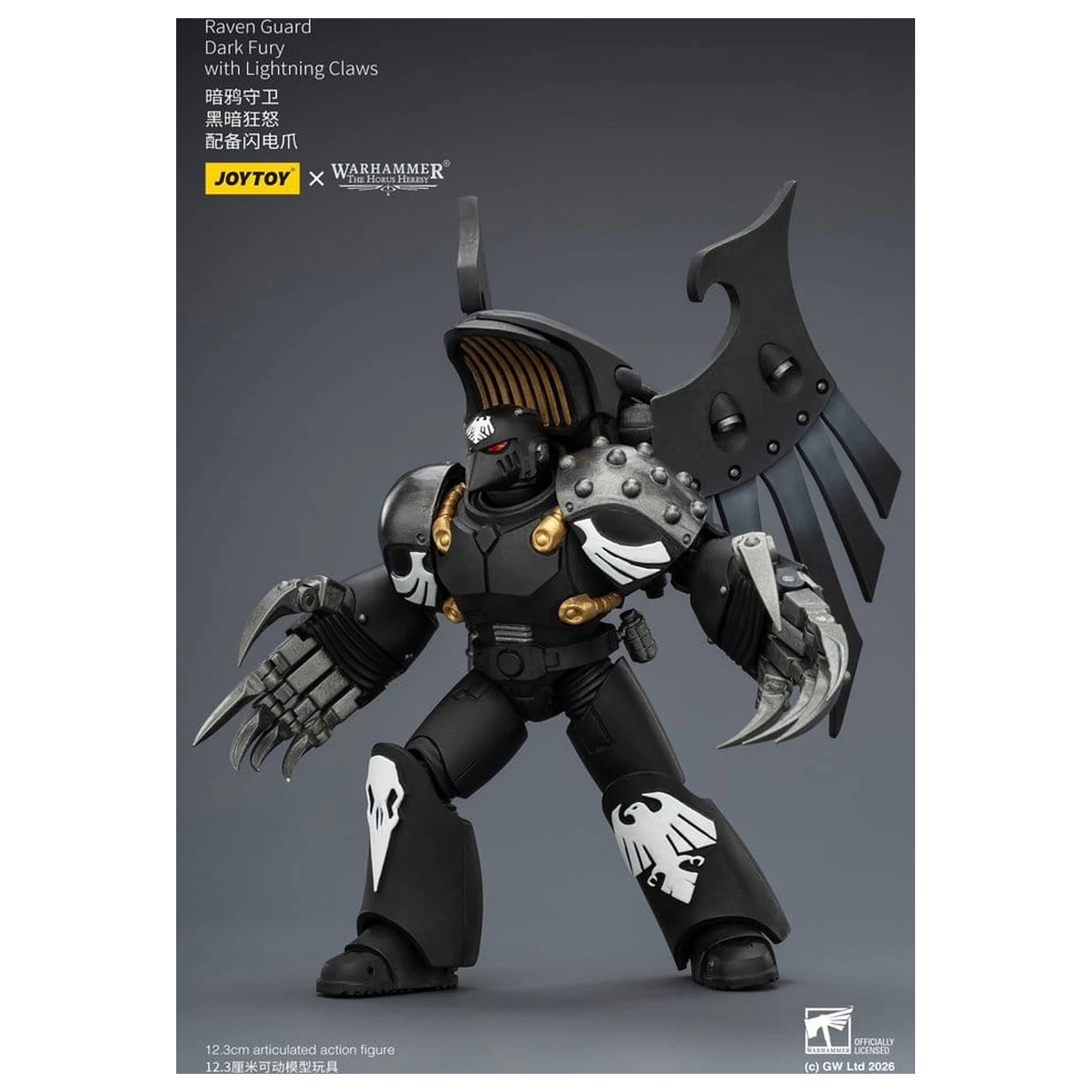 Warhammer 40,000 Akčná figúrka Raven Guard Dark Fury 12 cm produktová fotografia