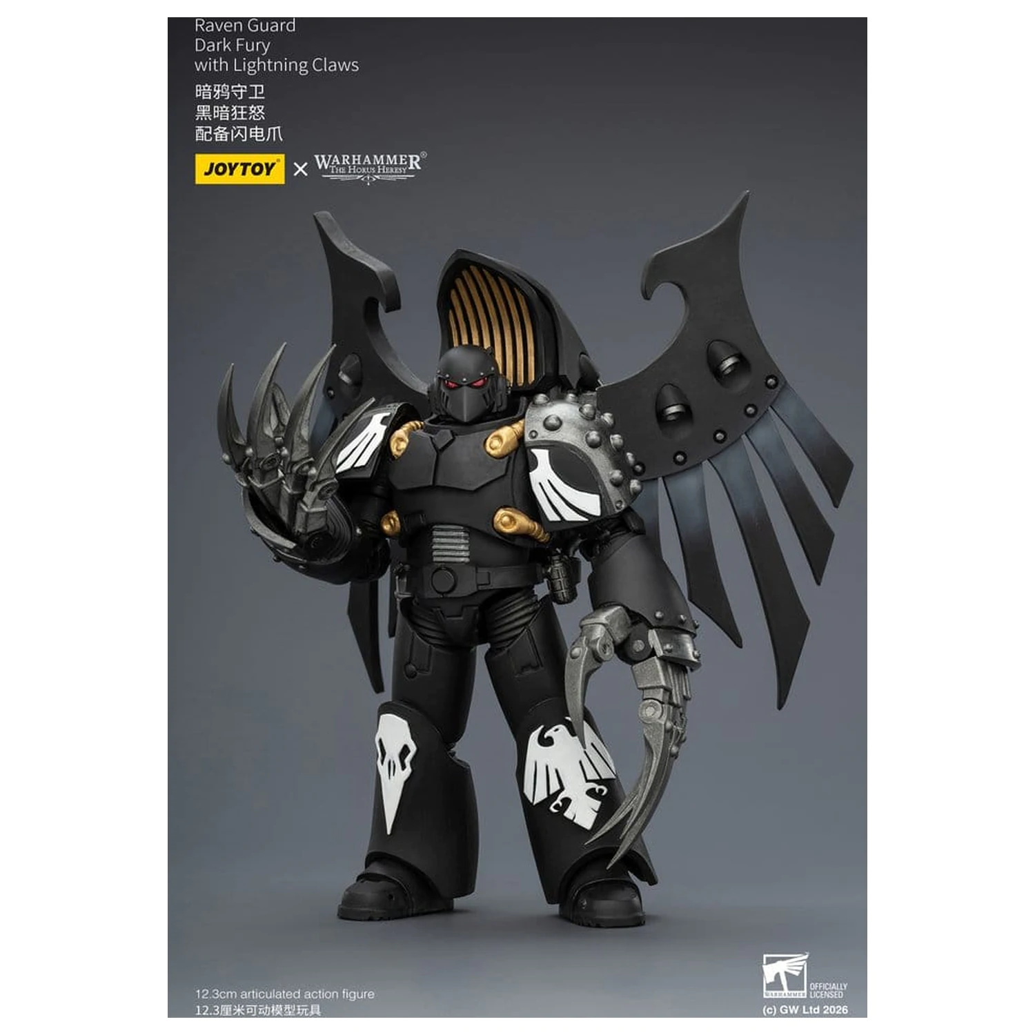 Warhammer 40,000 Akčná figúrka Raven Guard Dark Fury 12 cm produktová fotografia