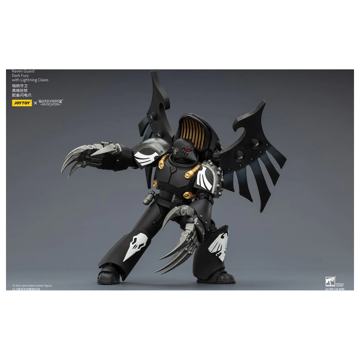 Warhammer 40,000 Akčná figúrka Raven Guard Dark Fury 12 cm produktová fotografia