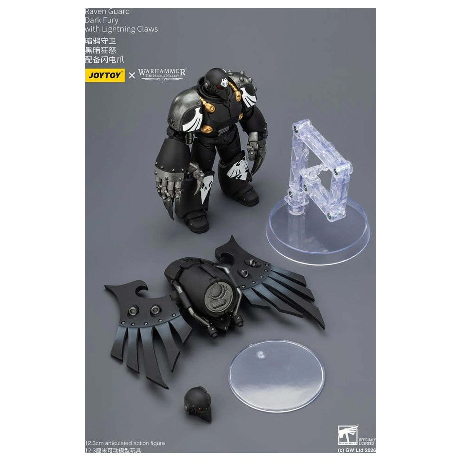 Warhammer 40,000 Akčná figúrka Raven Guard Dark Fury 12 cm produktová fotografia
