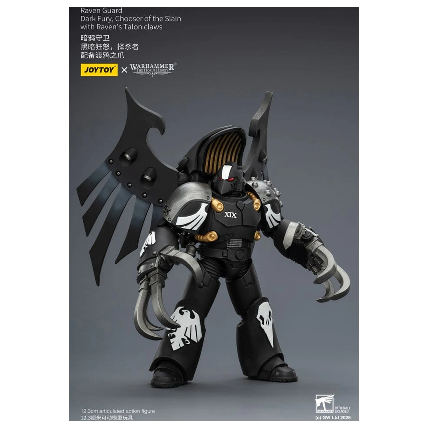 Warhammer 40,000 Action Figure Raven Guard Dark Fury, Chooser of the Slain 12 cm produktová fotografia