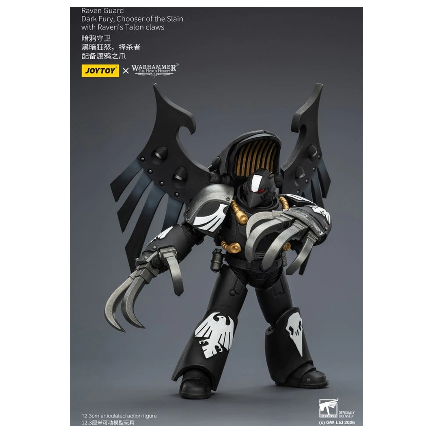 Warhammer 40,000 Action Figure Raven Guard Dark Fury, Chooser of the Slain 12 cm produktová fotografia