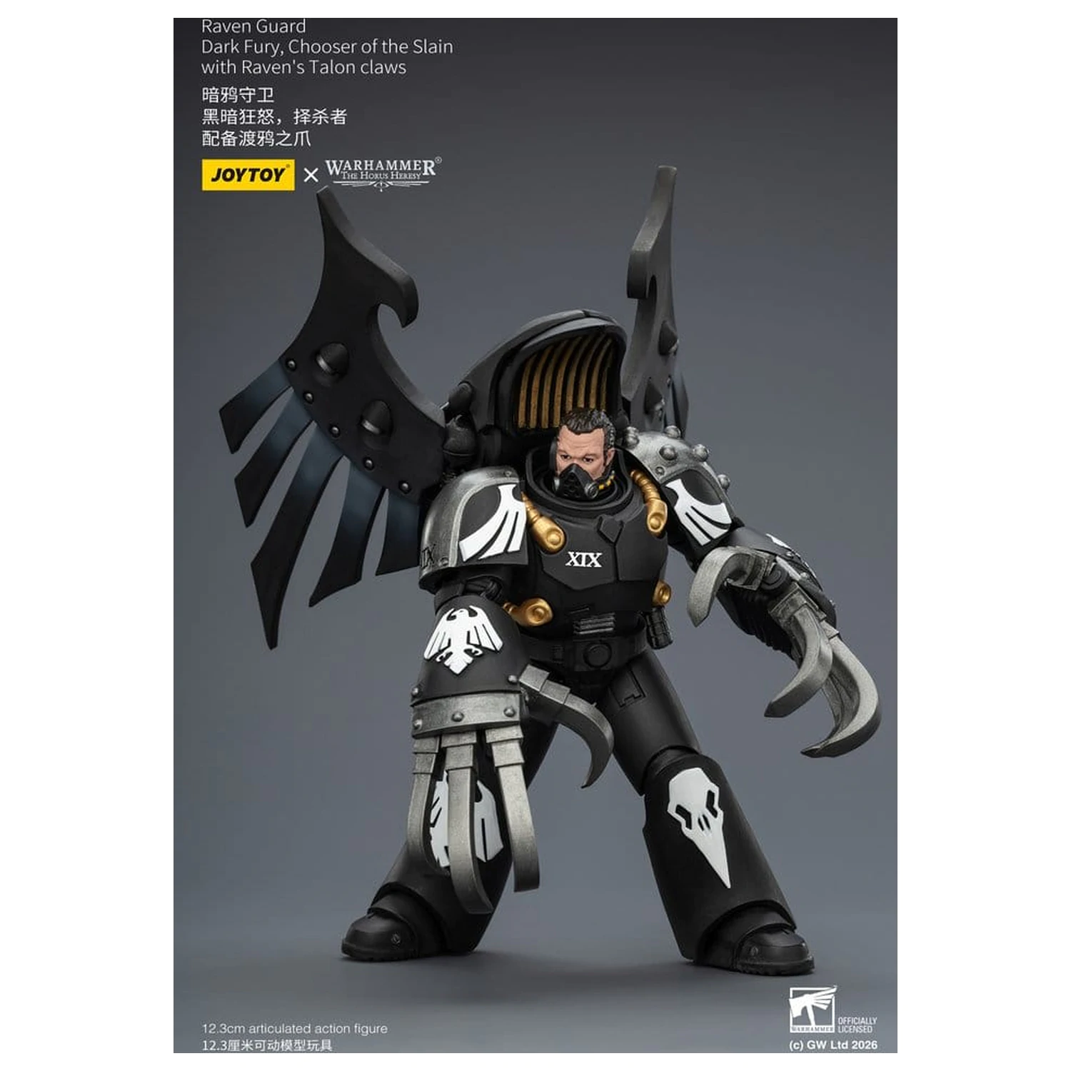 Warhammer 40,000 Action Figure Raven Guard Dark Fury, Chooser of the Slain 12 cm produktová fotografia