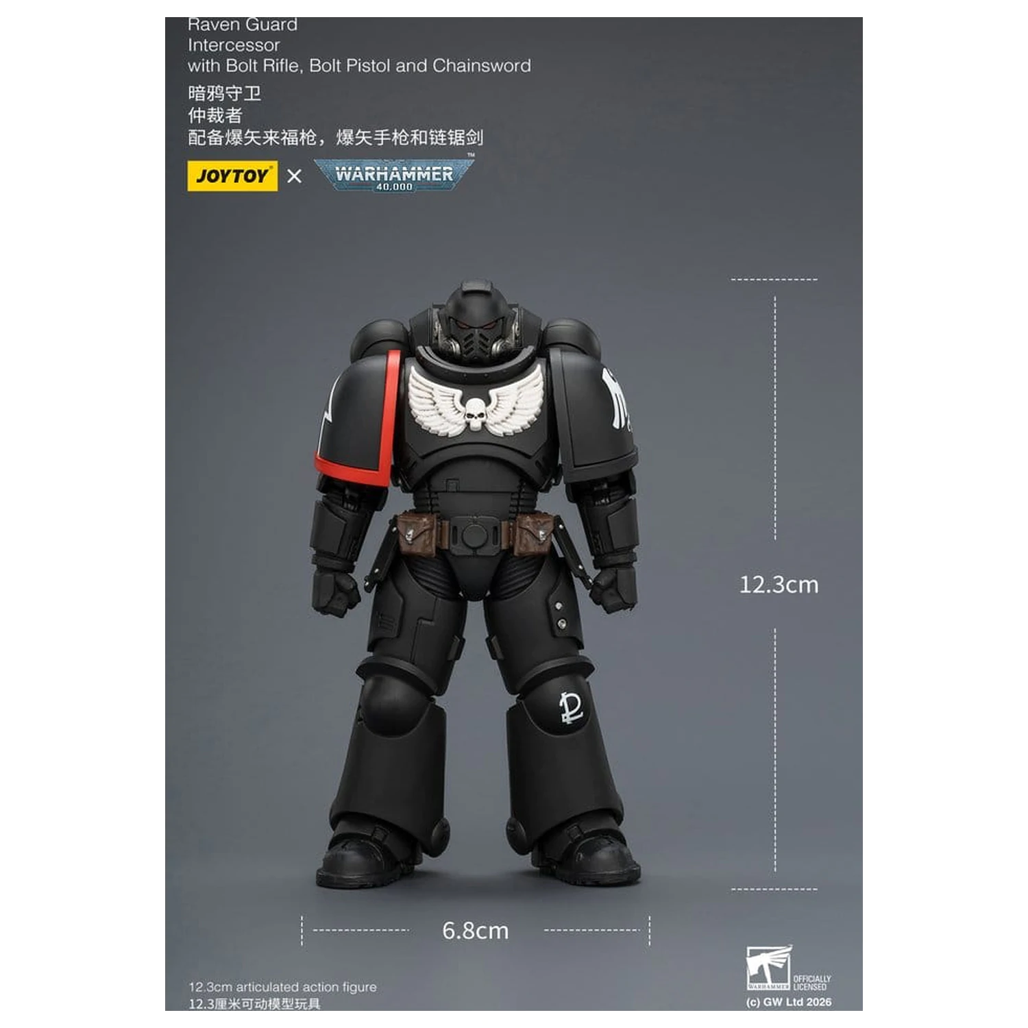 Warhammer 40,000 Akčná figúrka Raven Guard Intercessor 12 cm produktová fotografia
