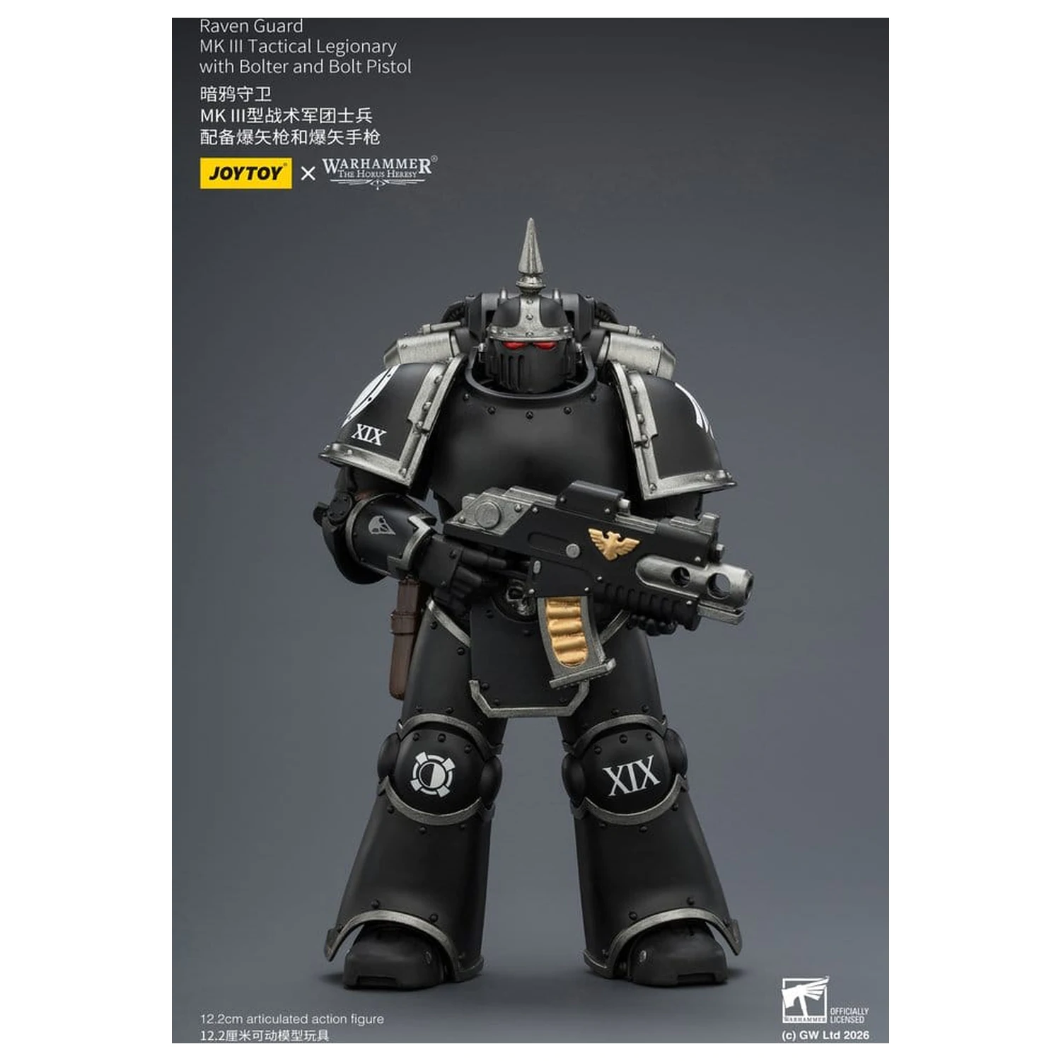 Warhammer 40,000 Akčná figúrka Raven Guard MK III Tactical Legionary 12 cm produktová fotografia