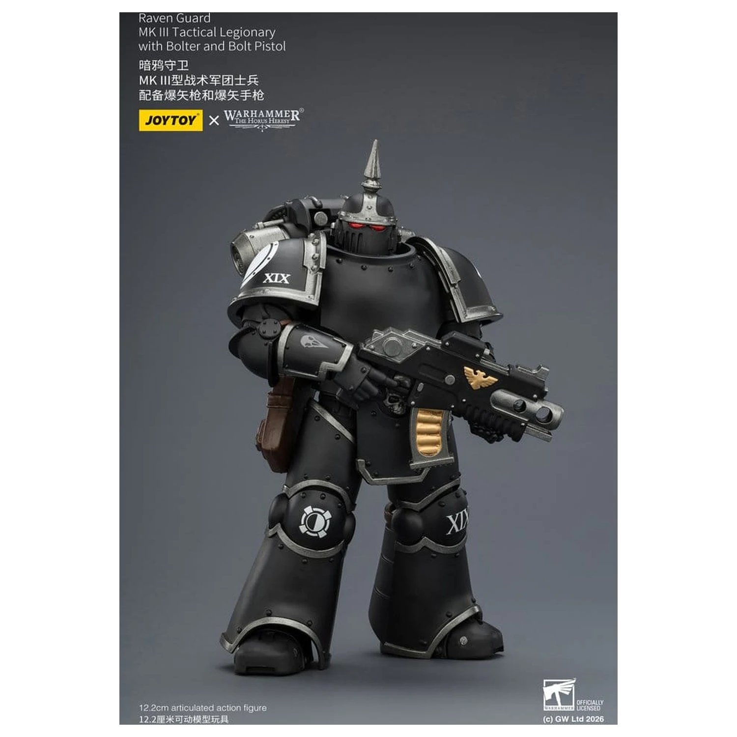 Warhammer 40,000 Akčná figúrka Raven Guard MK III Tactical Legionary 12 cm produktová fotografia