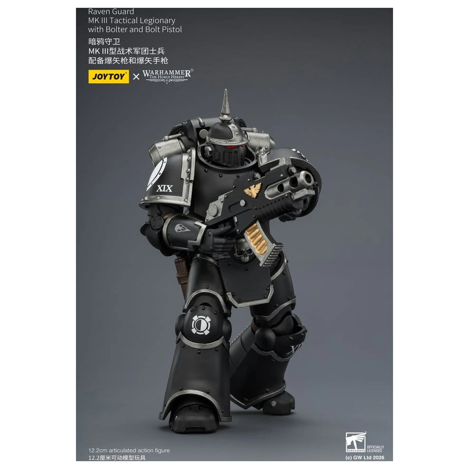 Warhammer 40,000 Akčná figúrka Raven Guard MK III Tactical Legionary 12 cm produktová fotografia