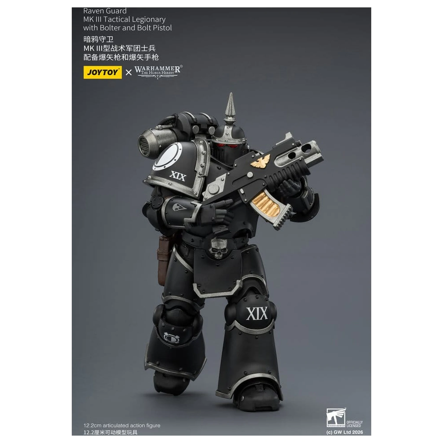 Warhammer 40,000 Akčná figúrka Raven Guard MK III Tactical Legionary 12 cm produktová fotografia