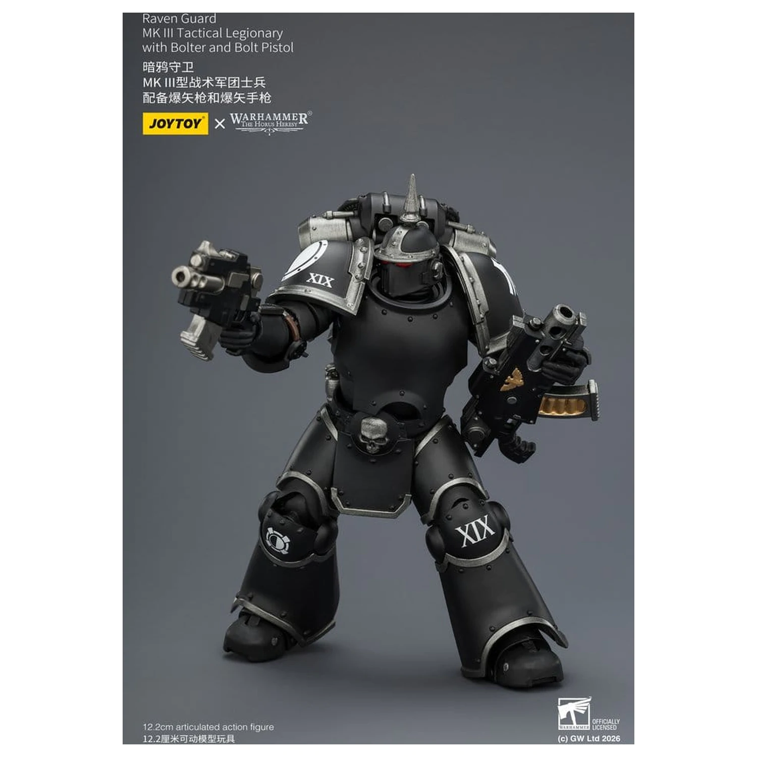 Warhammer 40,000 Akčná figúrka Raven Guard MK III Tactical Legionary 12 cm produktová fotografia