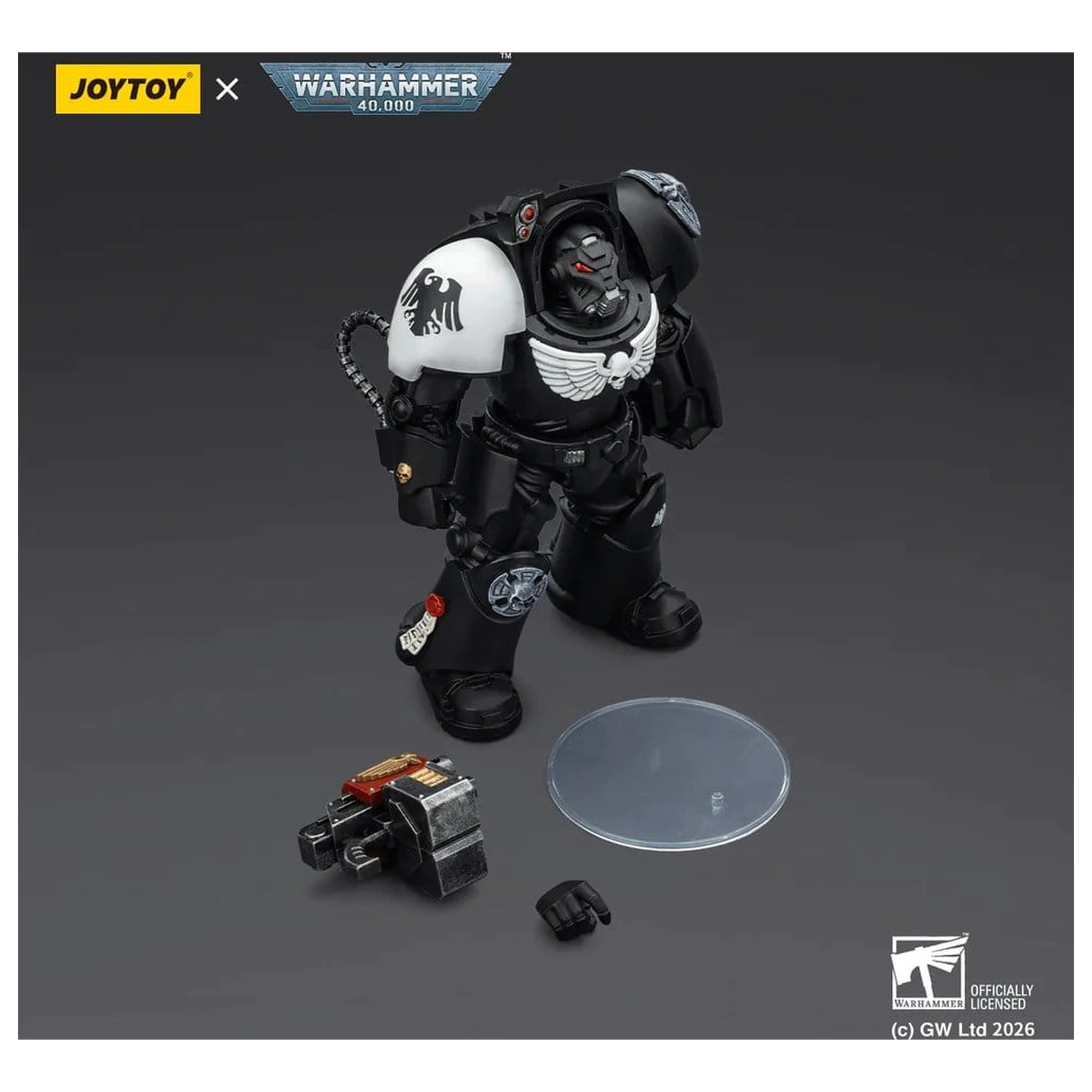 Warhammer 40,000 Akčná figúrka Raven Guard Terminator 2 s Power Fist a Storm Bolter 14 cm produktová fotografia