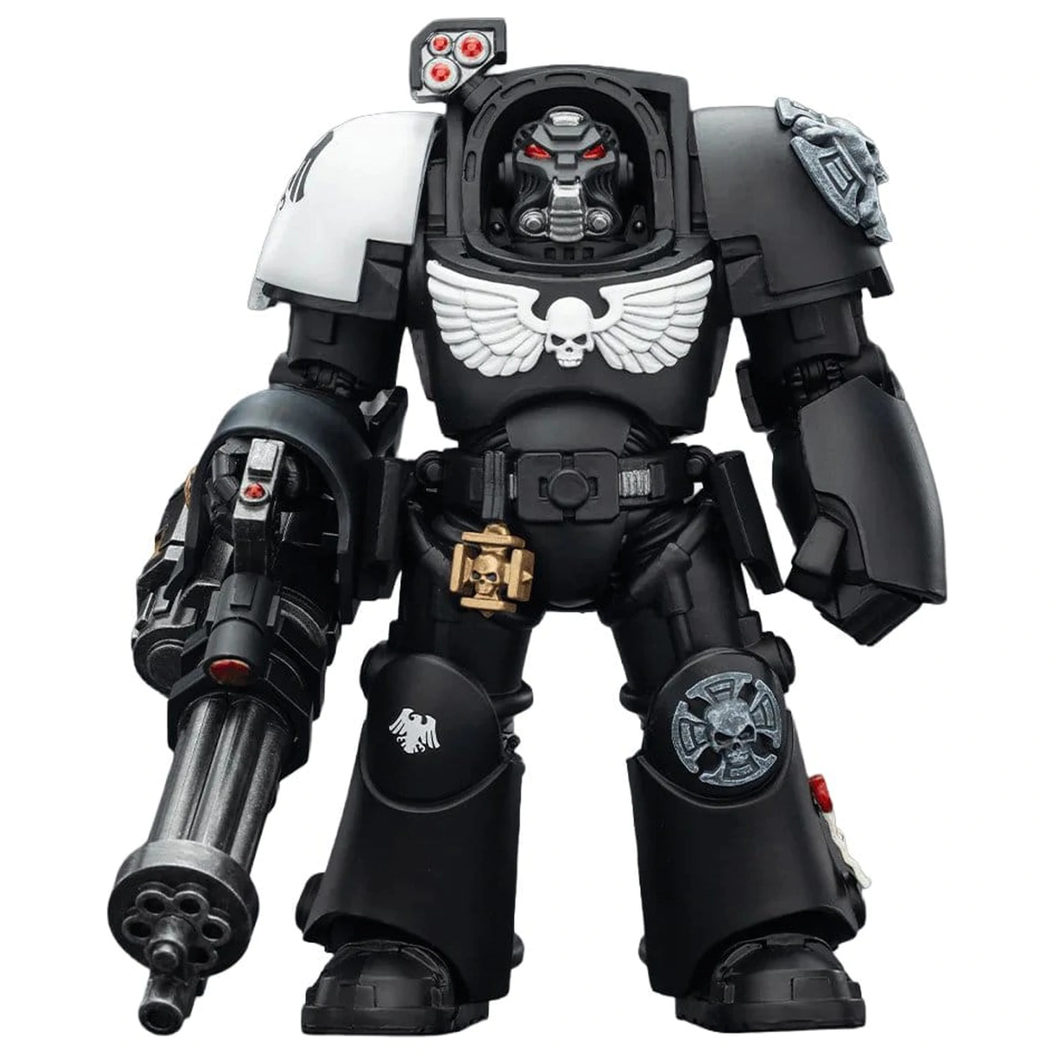 Warhammer 40,000 Akčná figúrka Raven Guard Terminator 3 s Power Fist a Assault Cannon 14 cm produktová fotografia