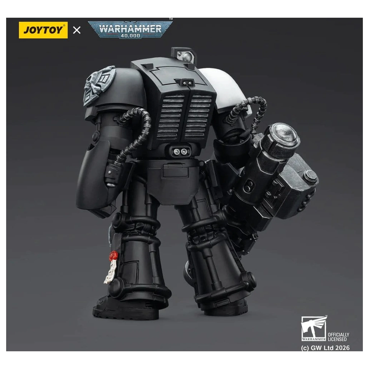 Warhammer 40,000 Akčná figúrka Raven Guard Terminator 3 s Power Fist a Assault Cannon 14 cm produktová fotografia