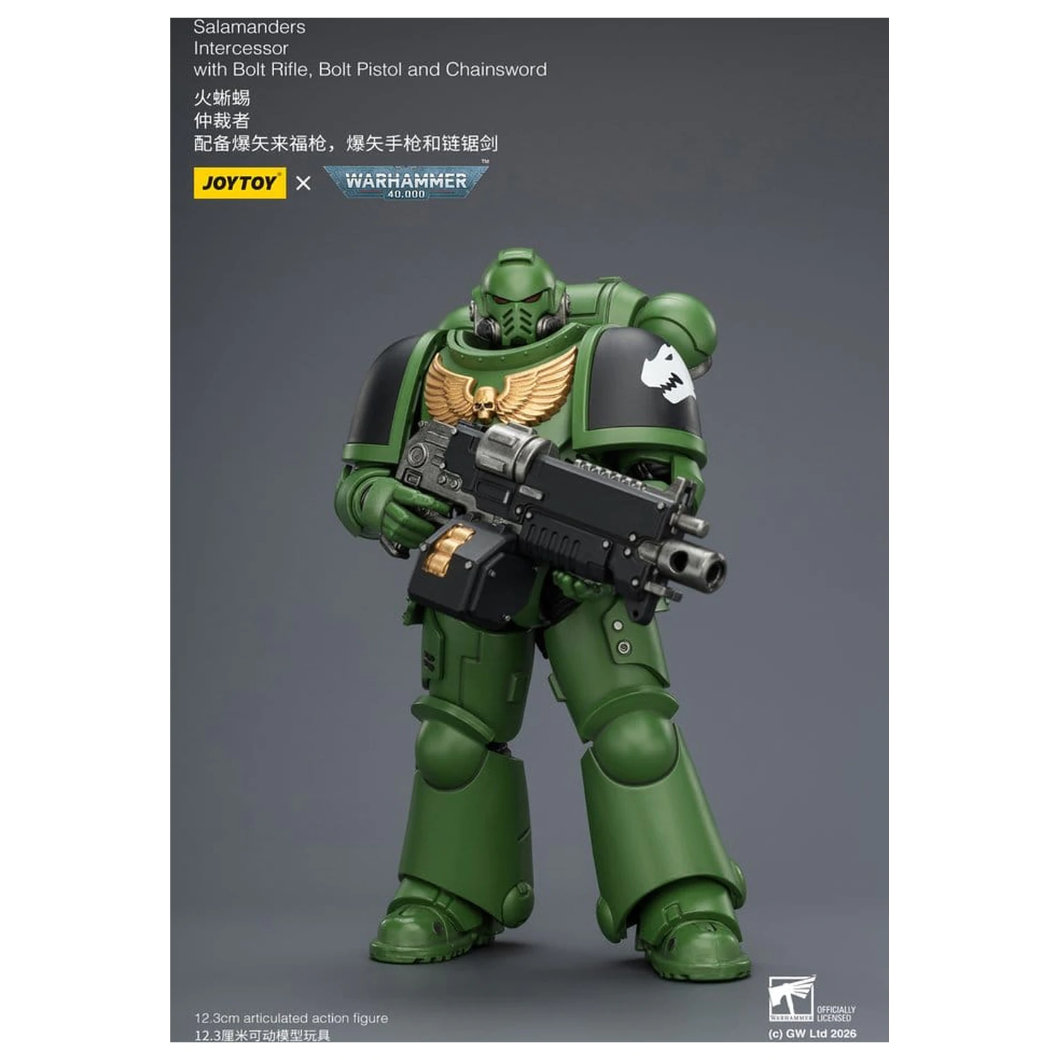 Warhammer 40,000 Akčná figúrka Salamanders Intercessor 12 cm produktová fotografia