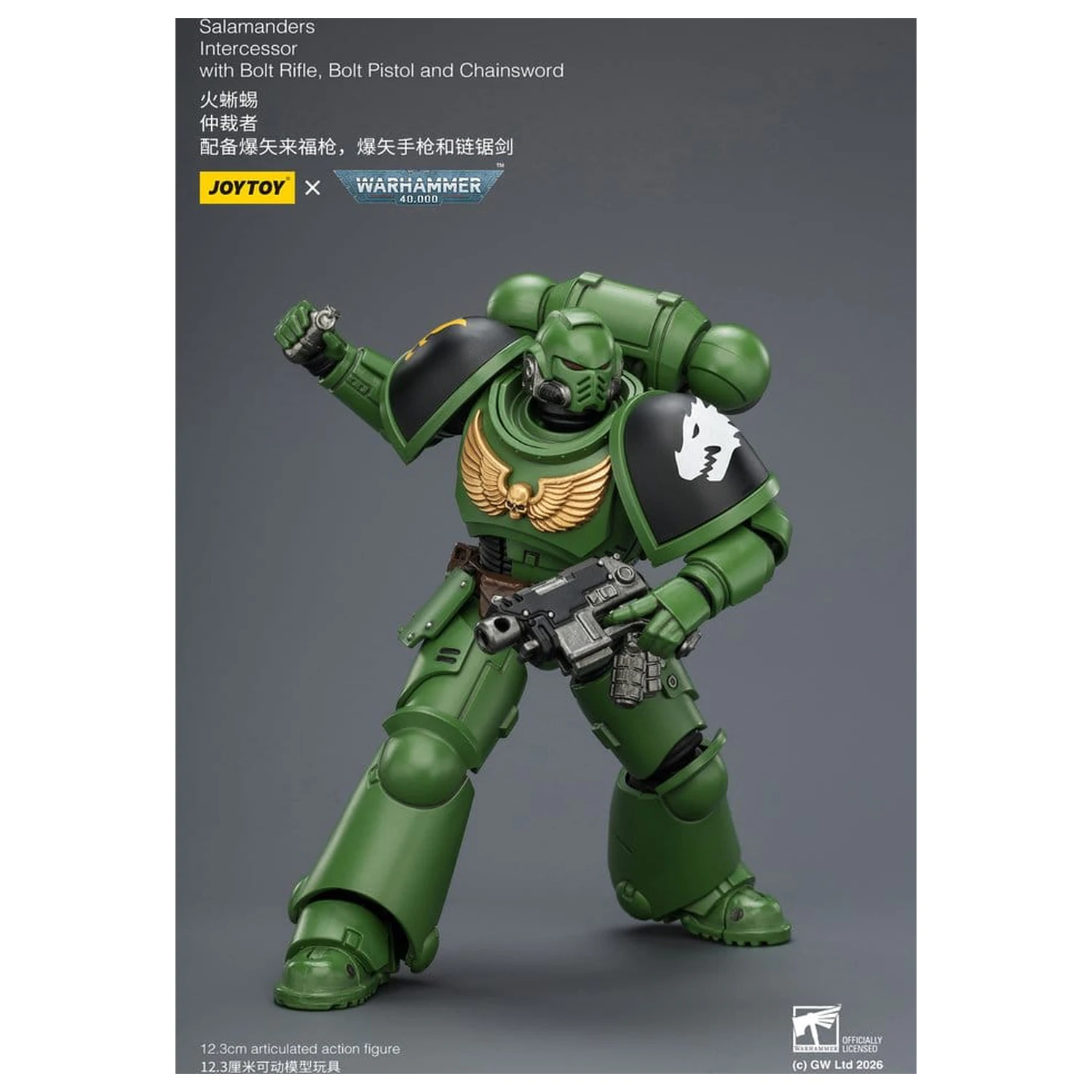 Warhammer 40,000 Akčná figúrka Salamanders Intercessor 12 cm produktová fotografia