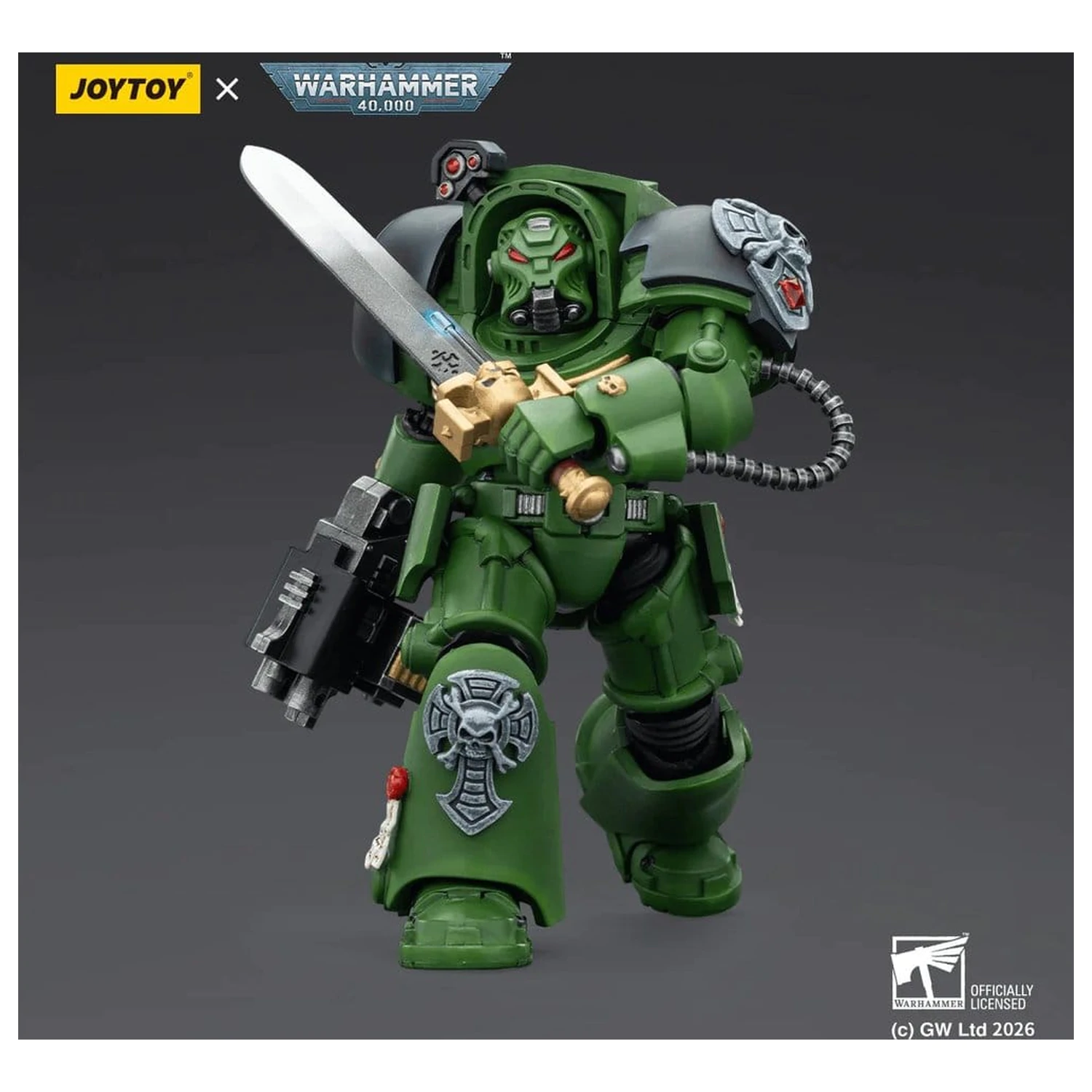 Warhammer 40,000 Akčná figúrka Salamanders Terminator 1 s Power Sword a Storm Bolter 14 cm produktová fotografia