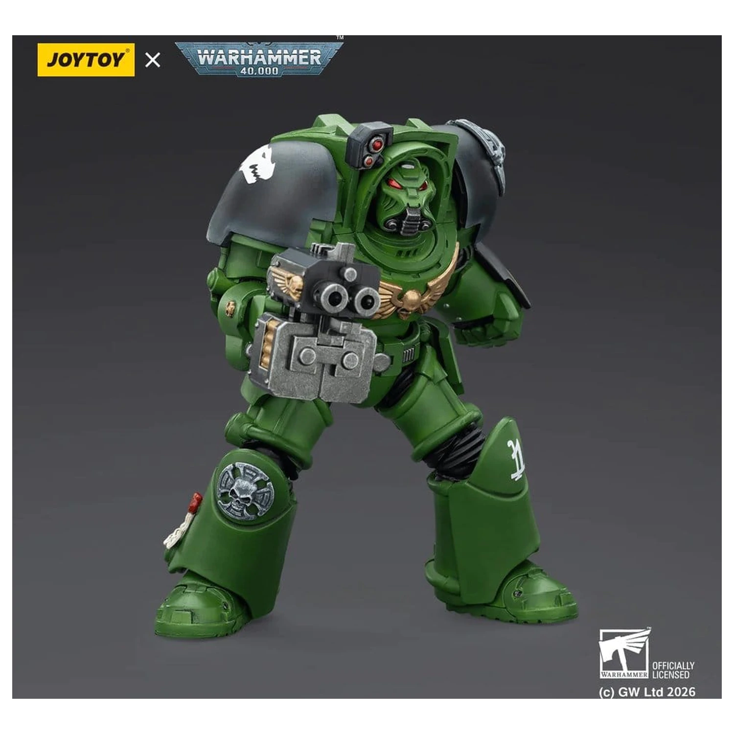 Warhammer 40,000 Akčná figúrka Salamanders Terminator 2 s Power Fist a Storm Bolter 14 cm produktová fotografia