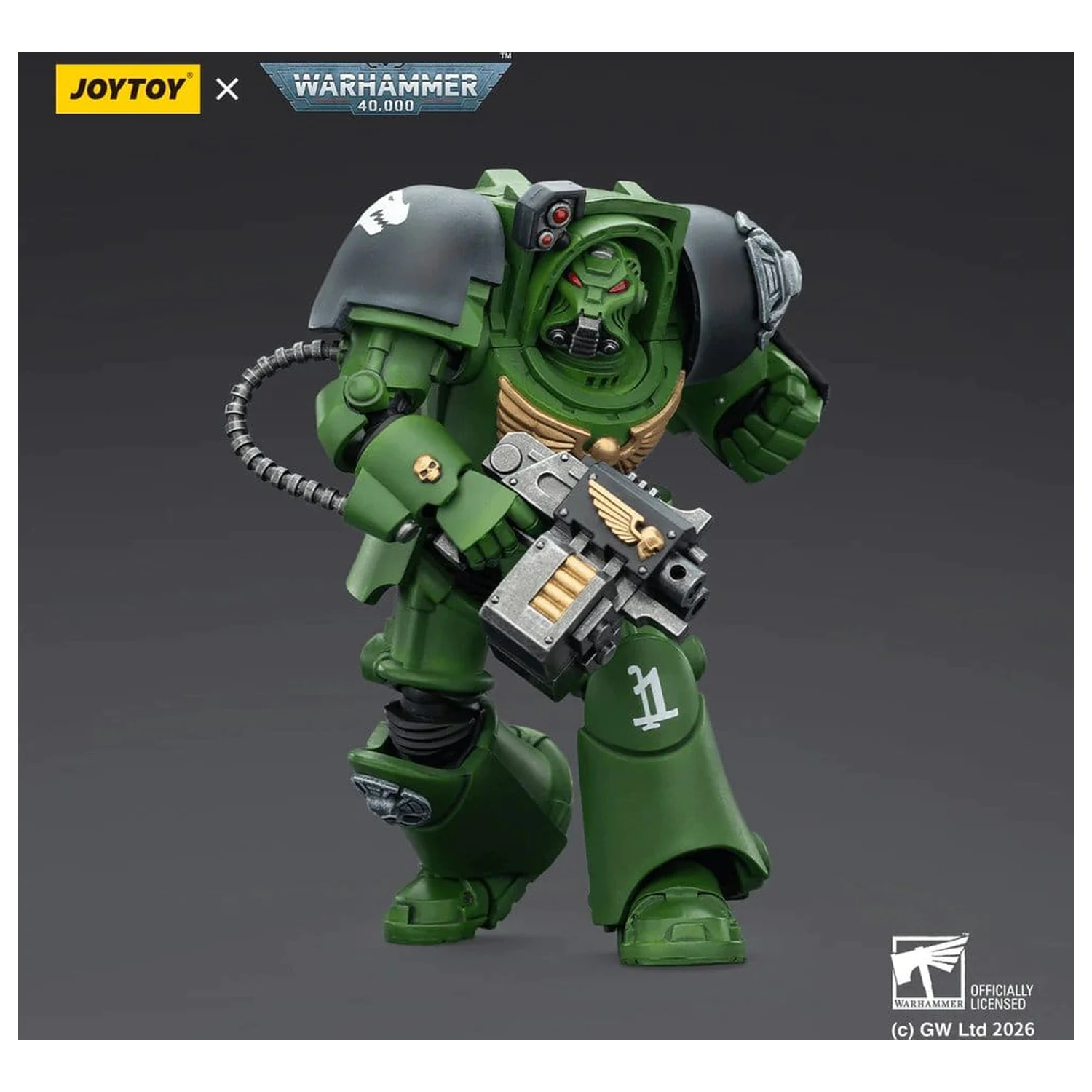 Warhammer 40,000 Akčná figúrka Salamanders Terminator 2 s Power Fist a Storm Bolter 14 cm produktová fotografia