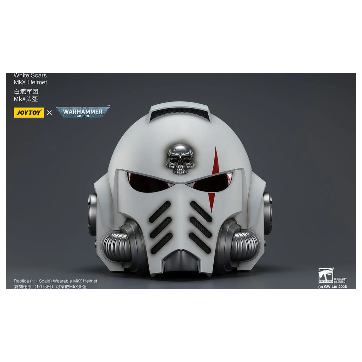 Warhammer 40,000 Prilba White Scars MkX 30 cm produktová fotografia