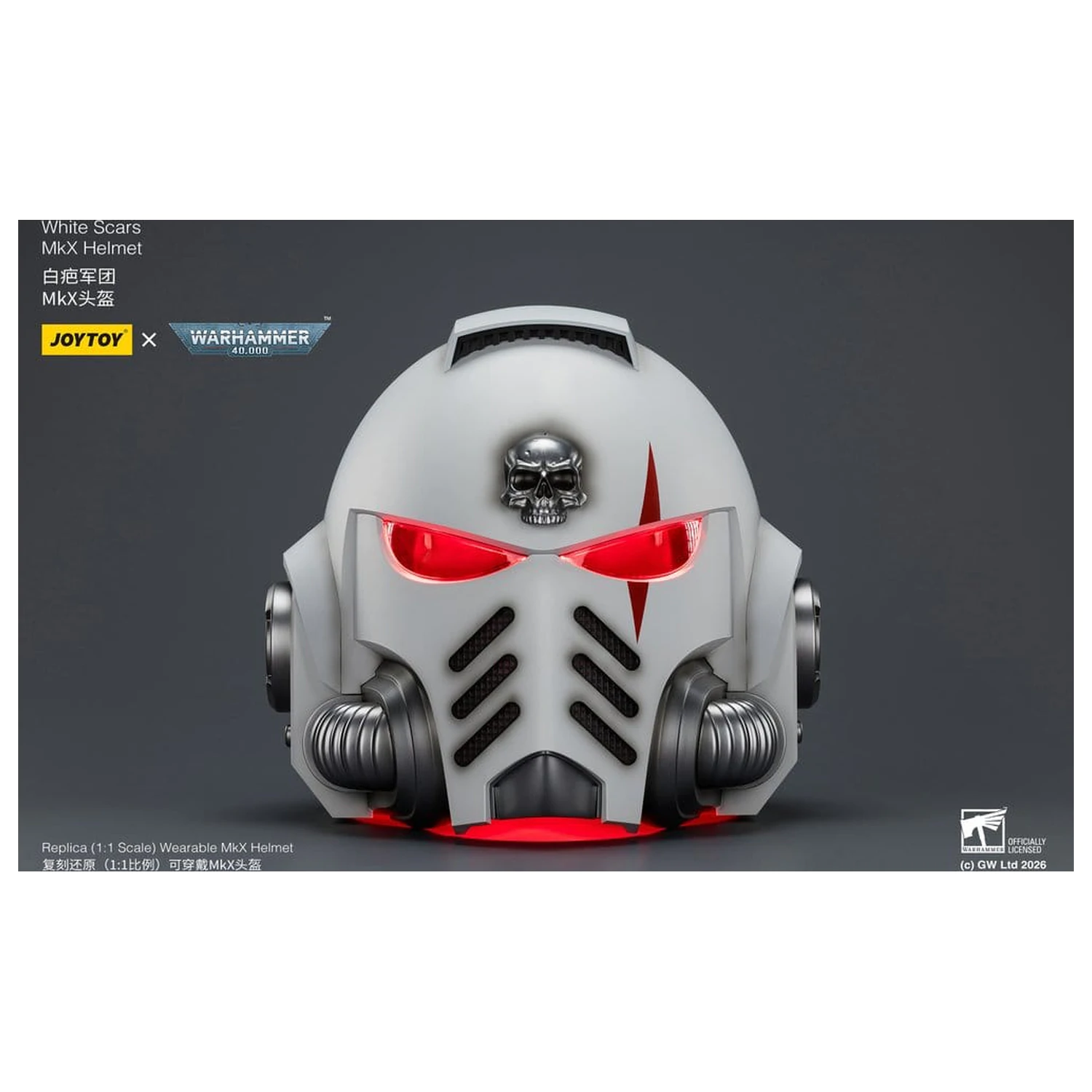 Warhammer 40,000 Prilba White Scars MkX 30 cm produktová fotografia
