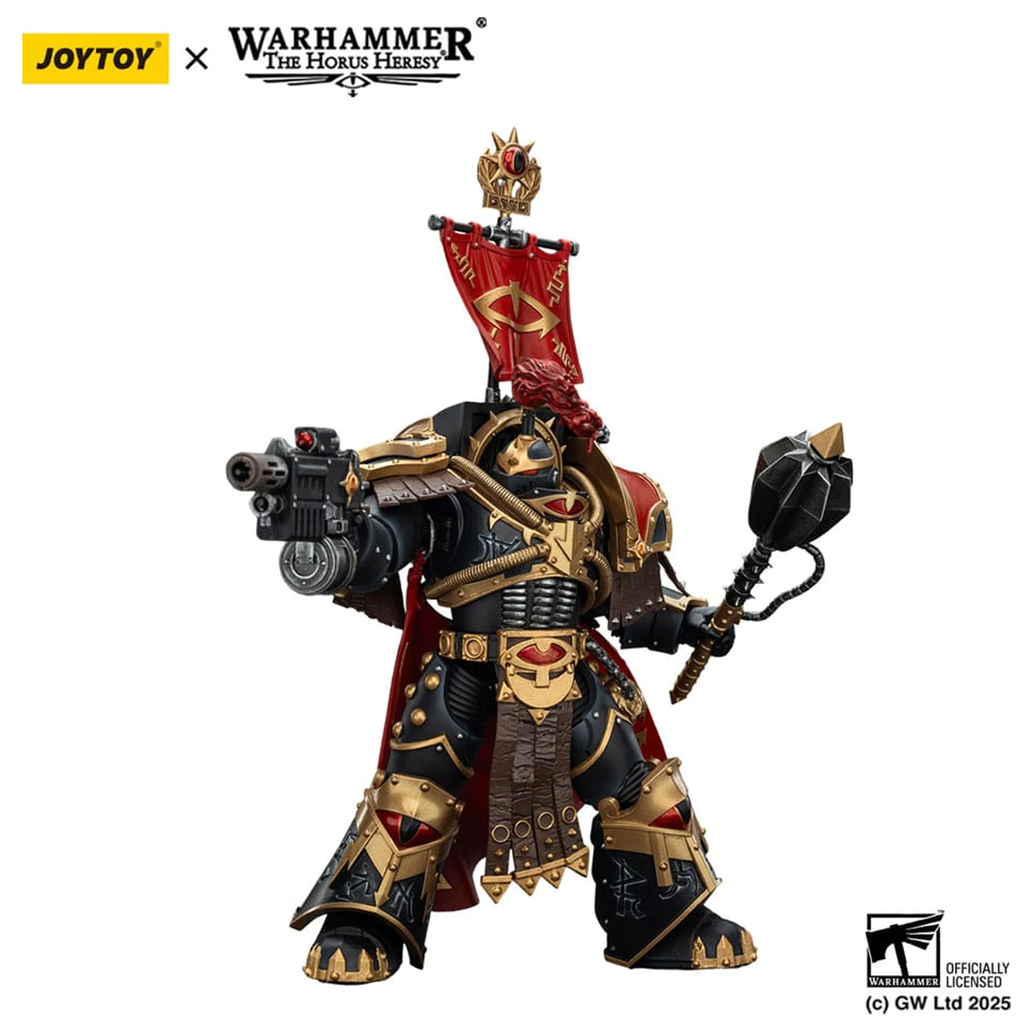 Warhammer 40,000: Sons of Horus Akčná figúrka Legion Cataphractii Praetor s Combi-Melta a Power Maul 14 cm produktová fotografia