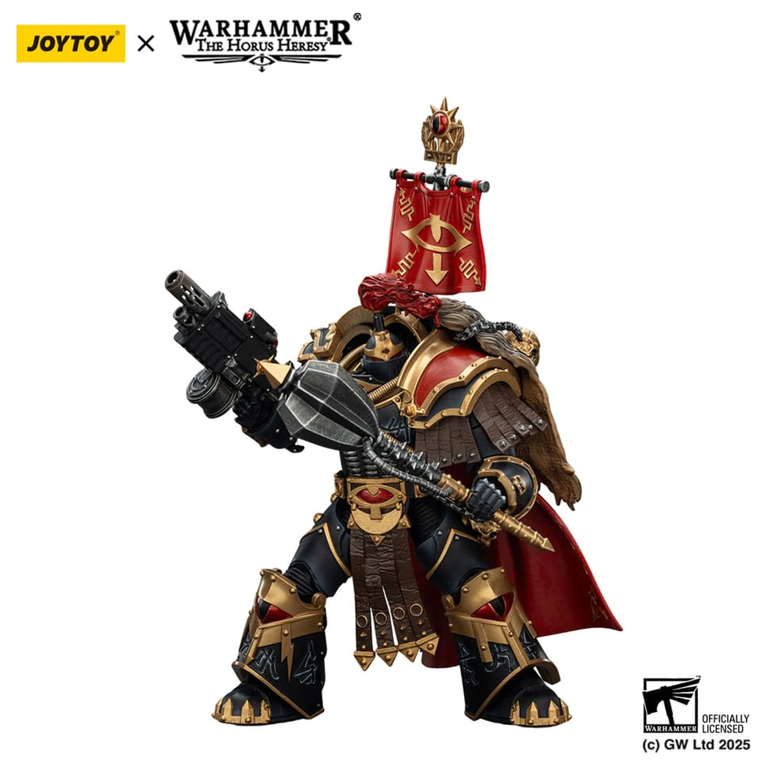 Warhammer 40,000: Sons of Horus Akčná figúrka Legion Cataphractii Praetor s Combi-Melta a Power Maul 14 cm produktová fotografia