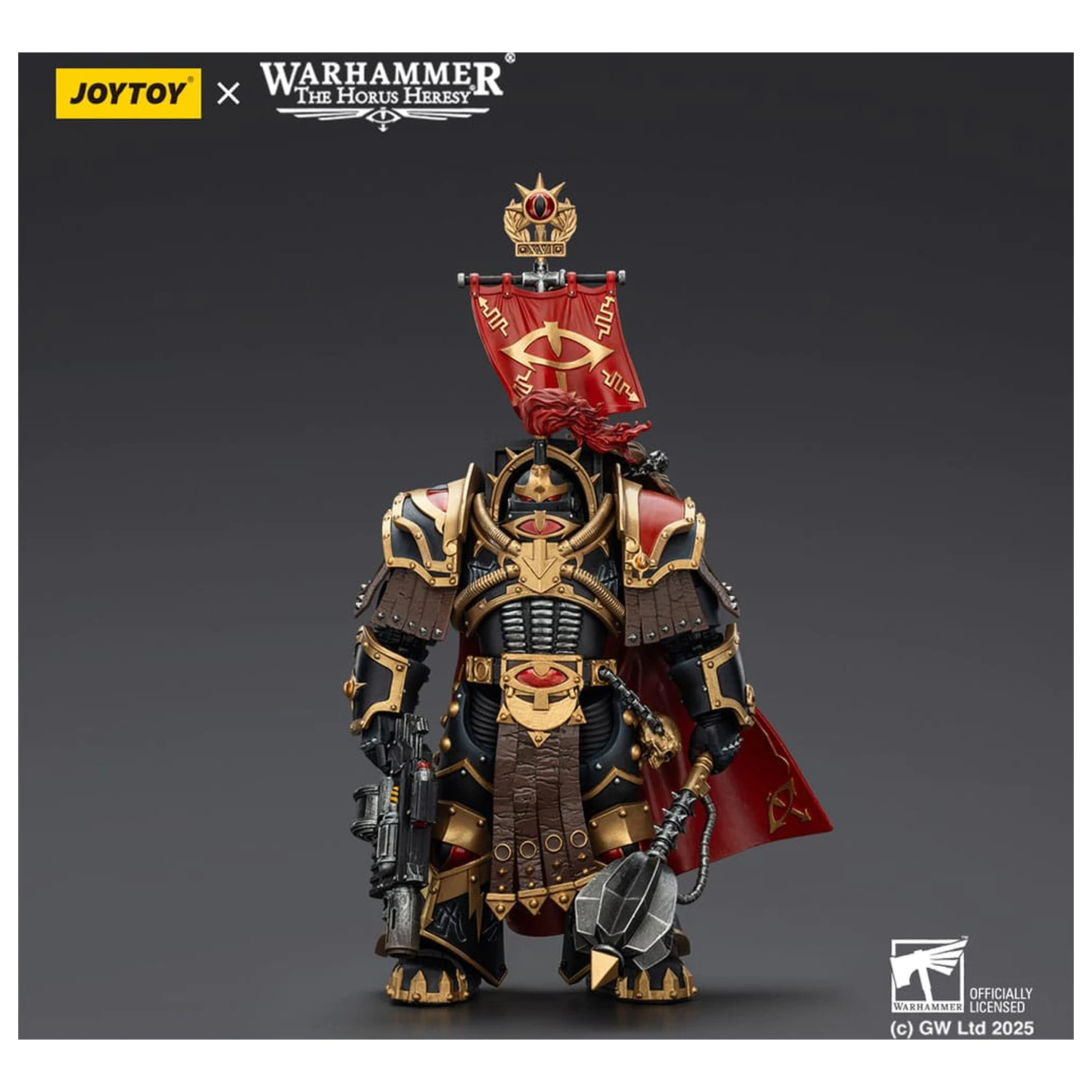 Warhammer 40,000: Sons of Horus Akčná figúrka Legion Cataphractii Praetor s Combi-Melta a Power Maul 14 cm produktová fotografia