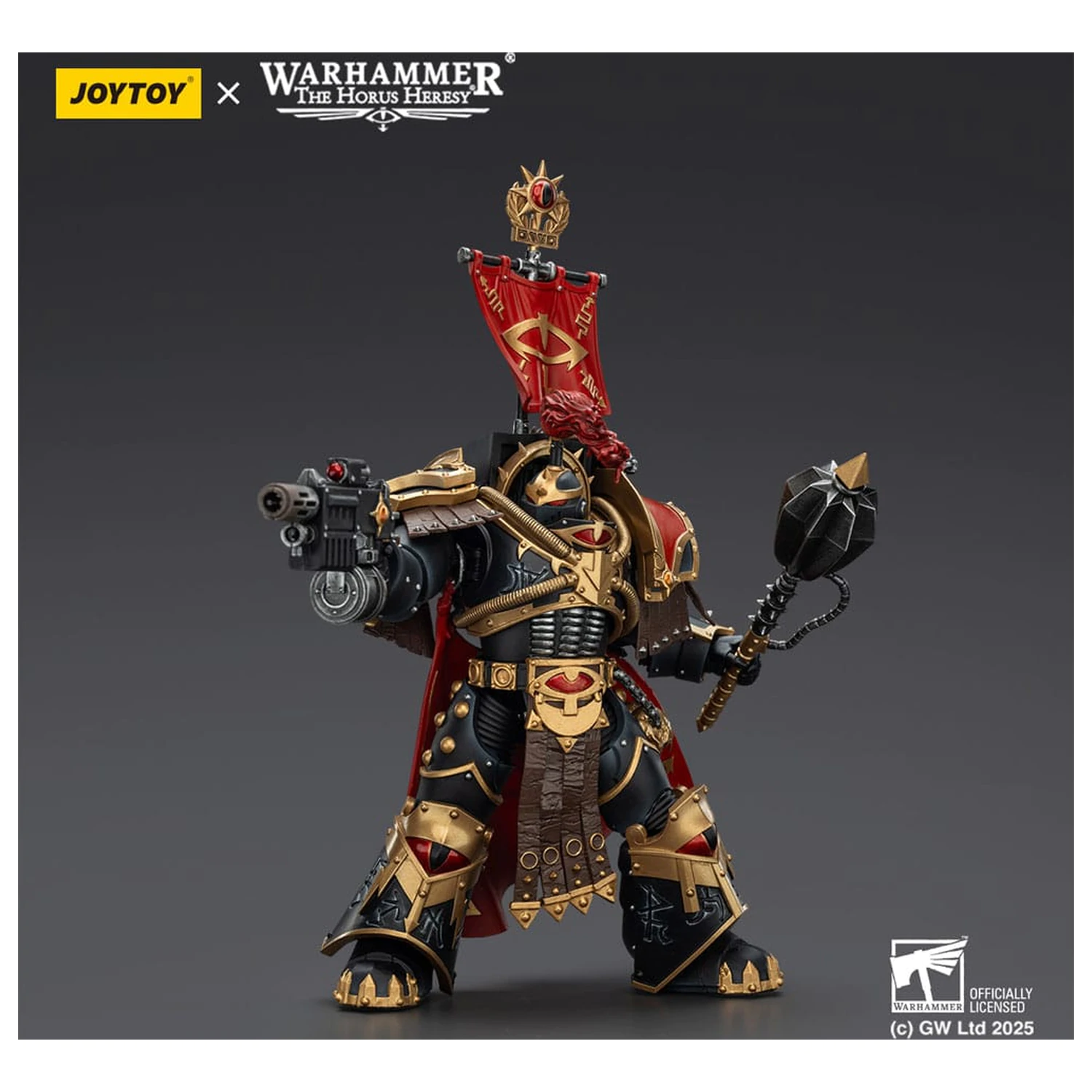 Warhammer 40,000: Sons of Horus Akčná figúrka Legion Cataphractii Praetor s Combi-Melta a Power Maul 14 cm produktová fotografia