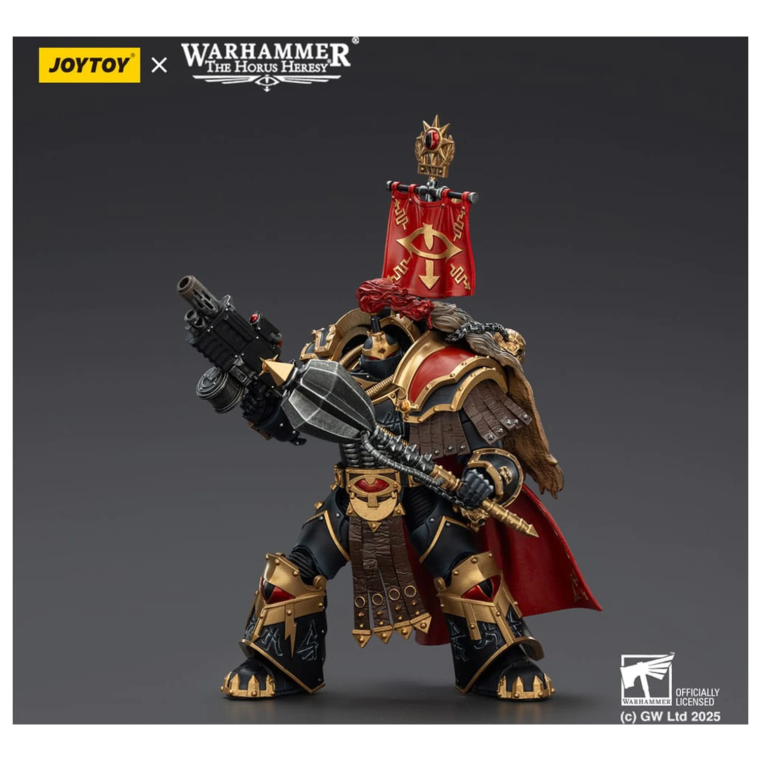 Warhammer 40,000: Sons of Horus Akčná figúrka Legion Cataphractii Praetor s Combi-Melta a Power Maul 14 cm produktová fotografia